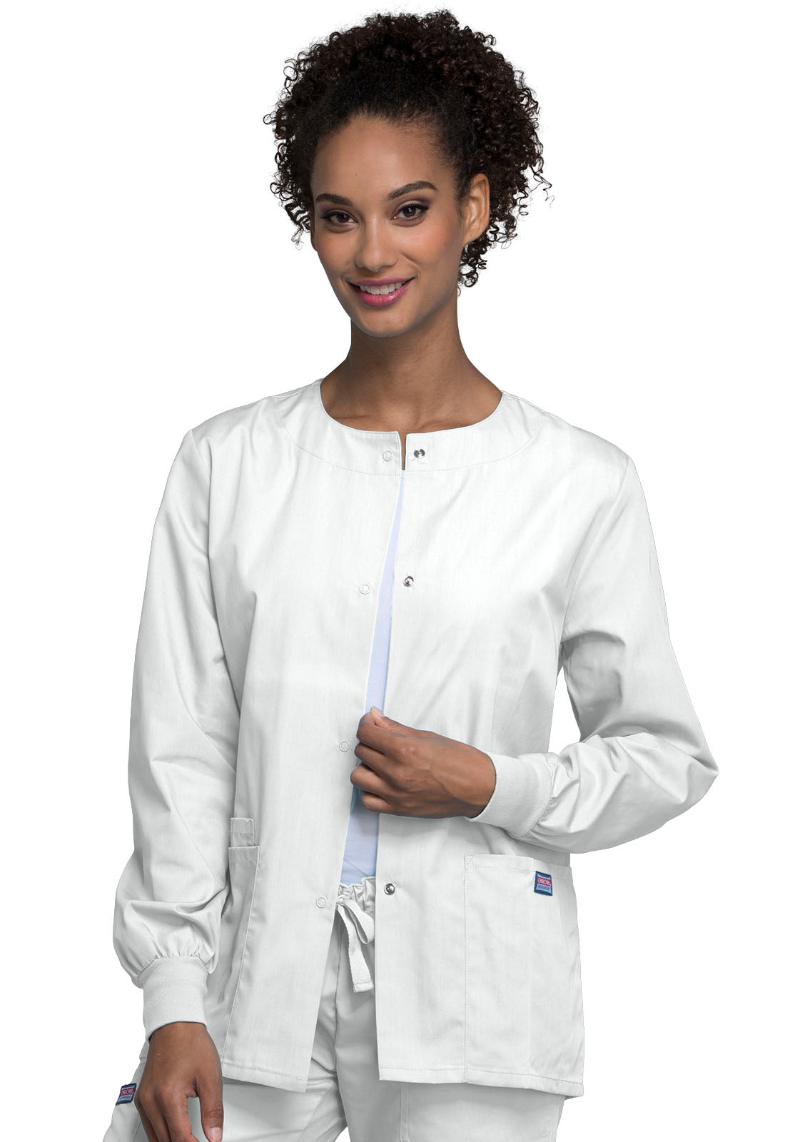 Cherokee WW Originals Women's 4350 Snap Front Warm-Up Jacket