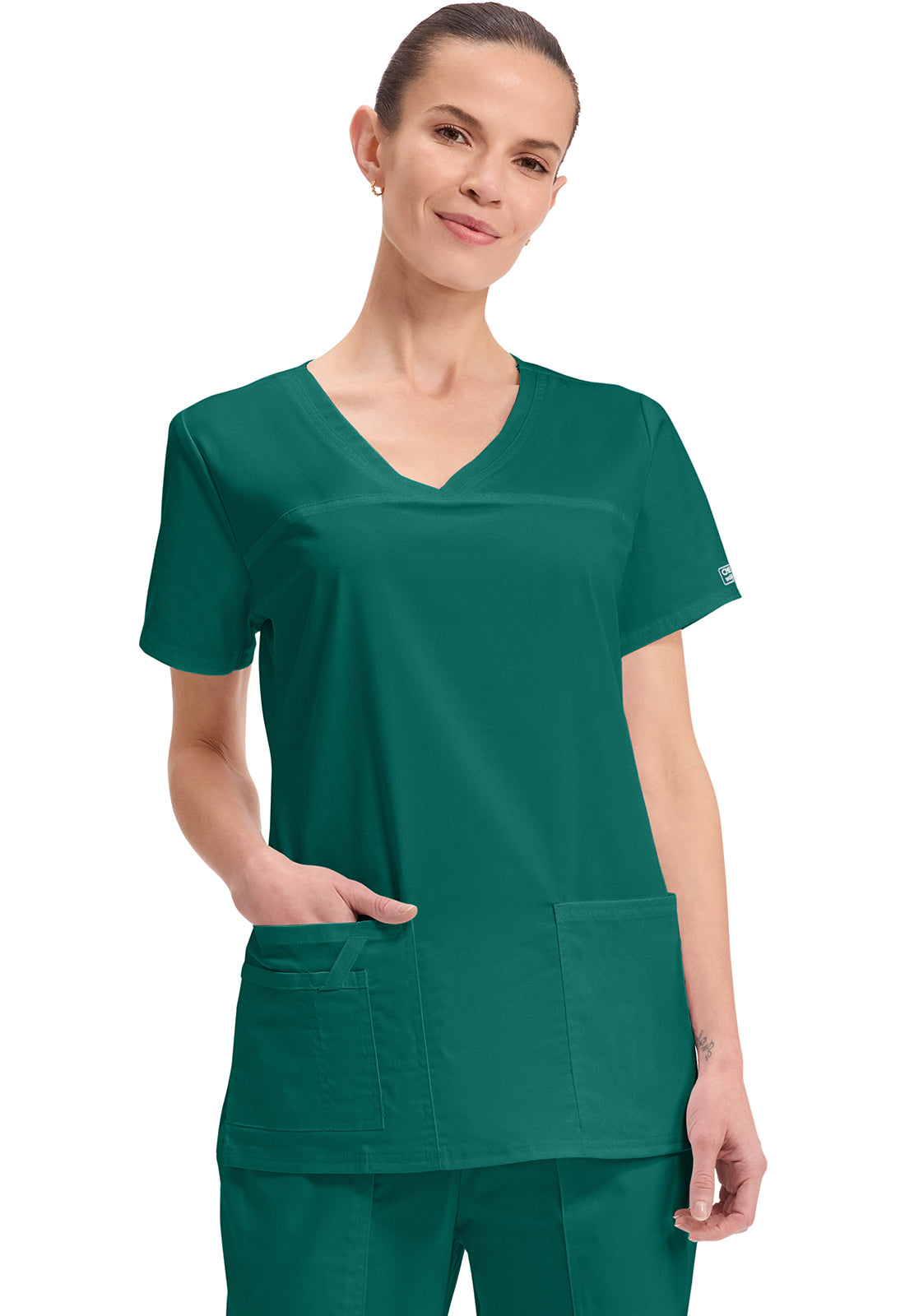 Cherokee WW Core Stretch Women's 4727 V-Neck Top