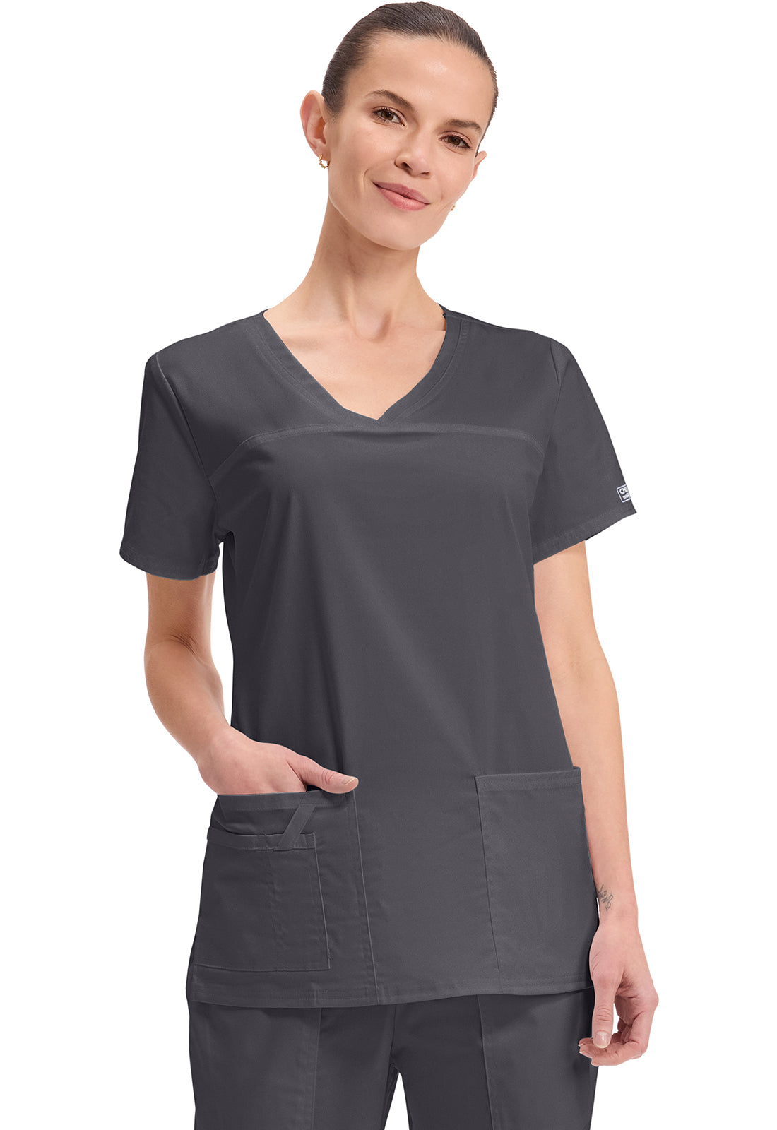 Cherokee WW Core Stretch Women's 4727 V-Neck Top