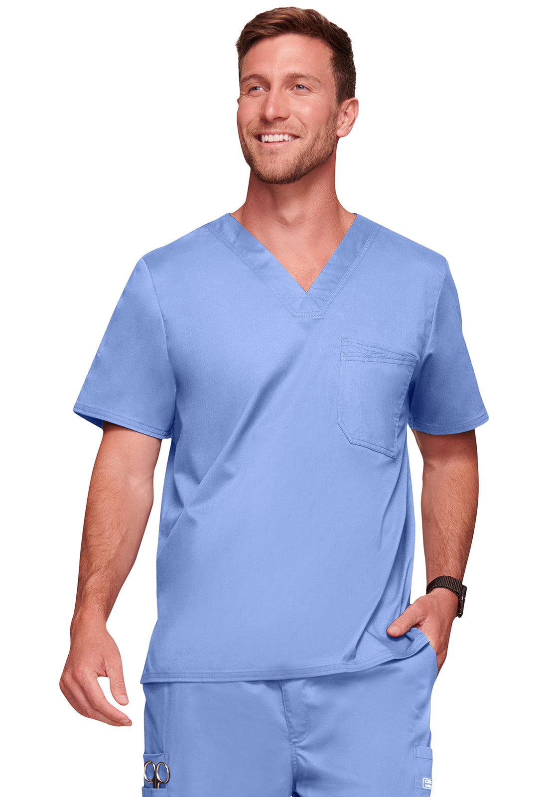 Cherokee WW Core Stretch Men's 4743 Men's Tuckable V-Neck Top