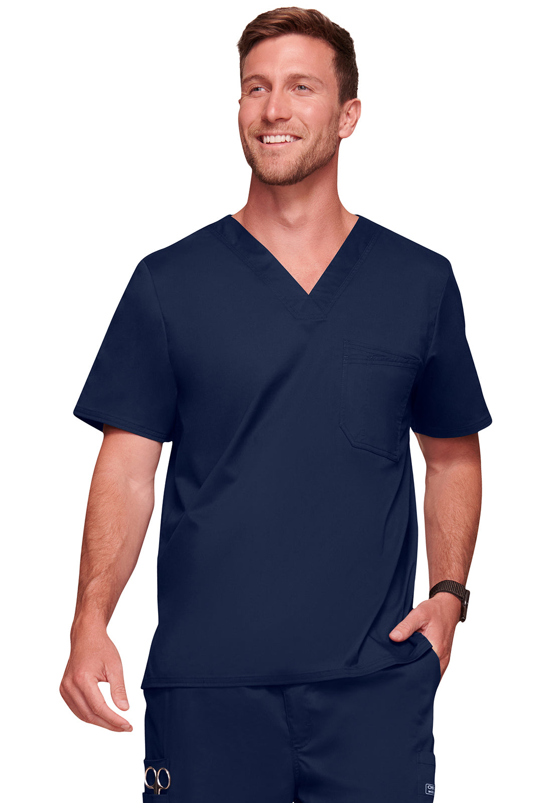 Cherokee WW Core Stretch Men's 4743 Men's Tuckable V-Neck Top