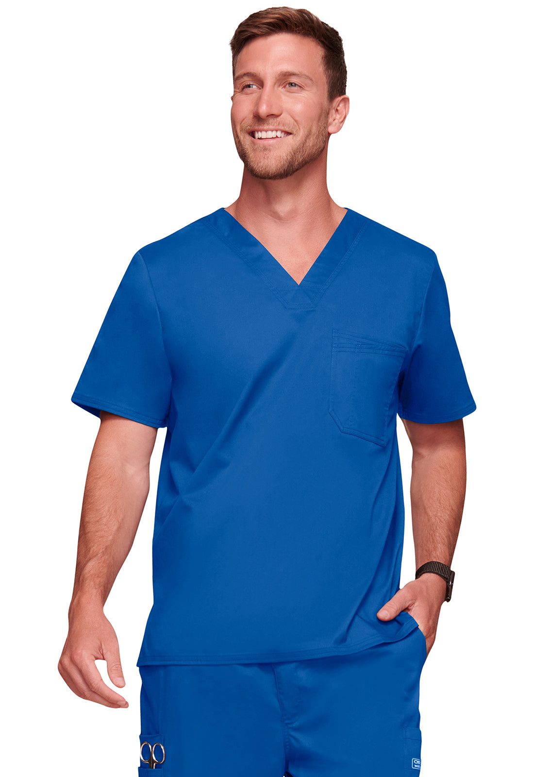 Cherokee WW Core Stretch Men's 4743 Men's Tuckable V-Neck Top
