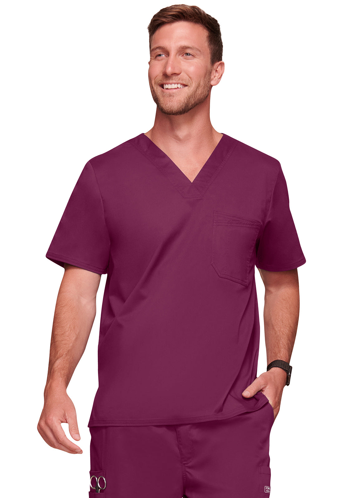 Cherokee WW Core Stretch Men's 4743 Men's Tuckable V-Neck Top