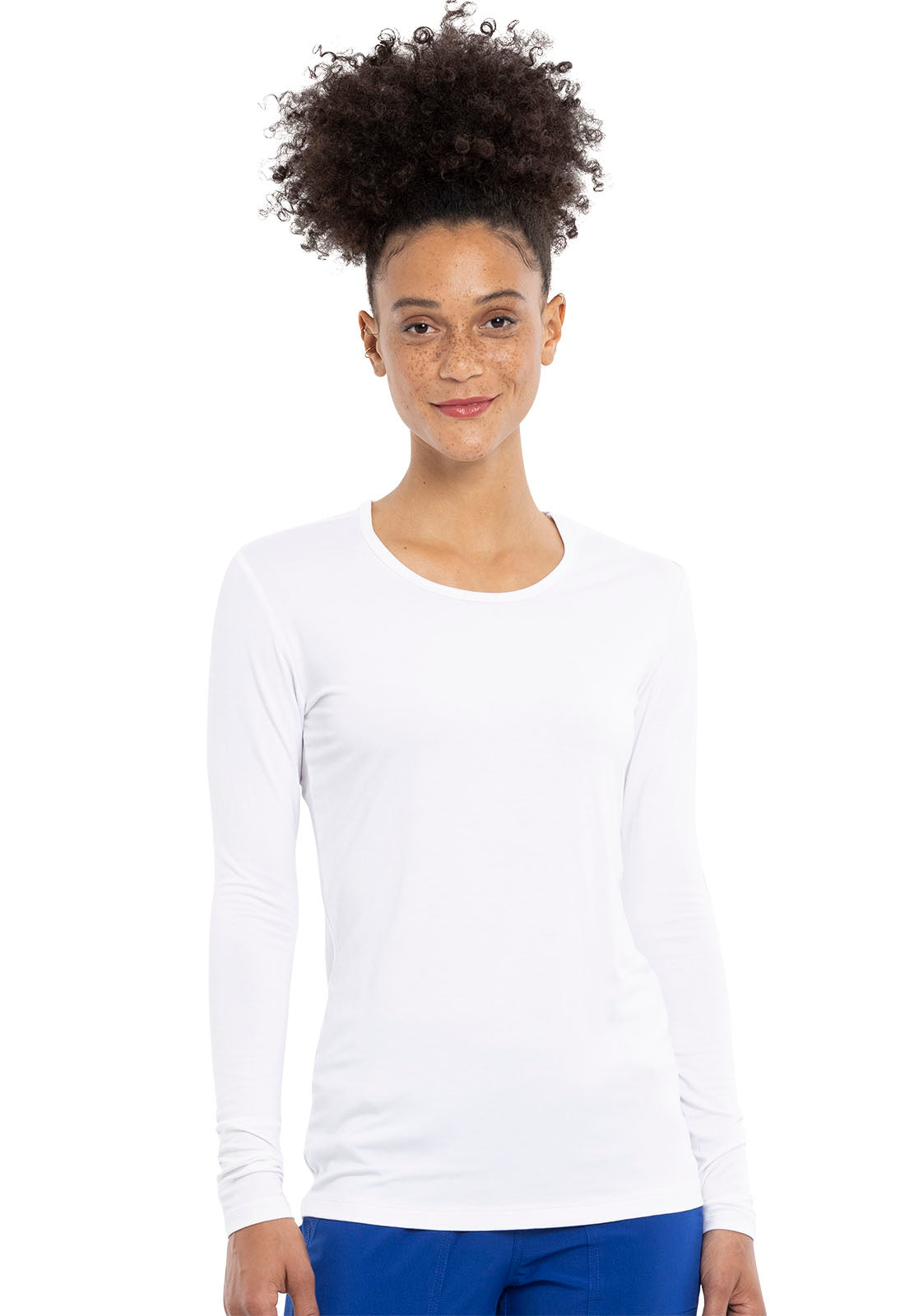 Cherokee WW Originals Women's 4881 Long Sleeve Underscrub Knit Tee