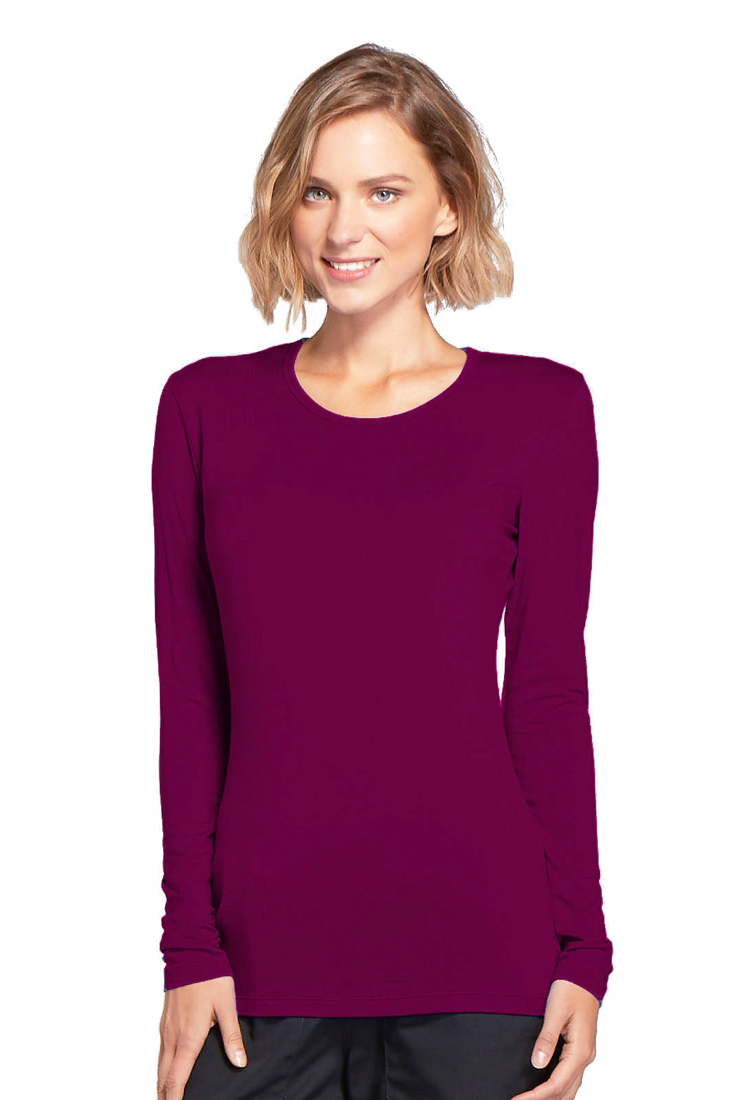 Cherokee WW Originals Women's 4881 Long Sleeve Underscrub Knit Tee