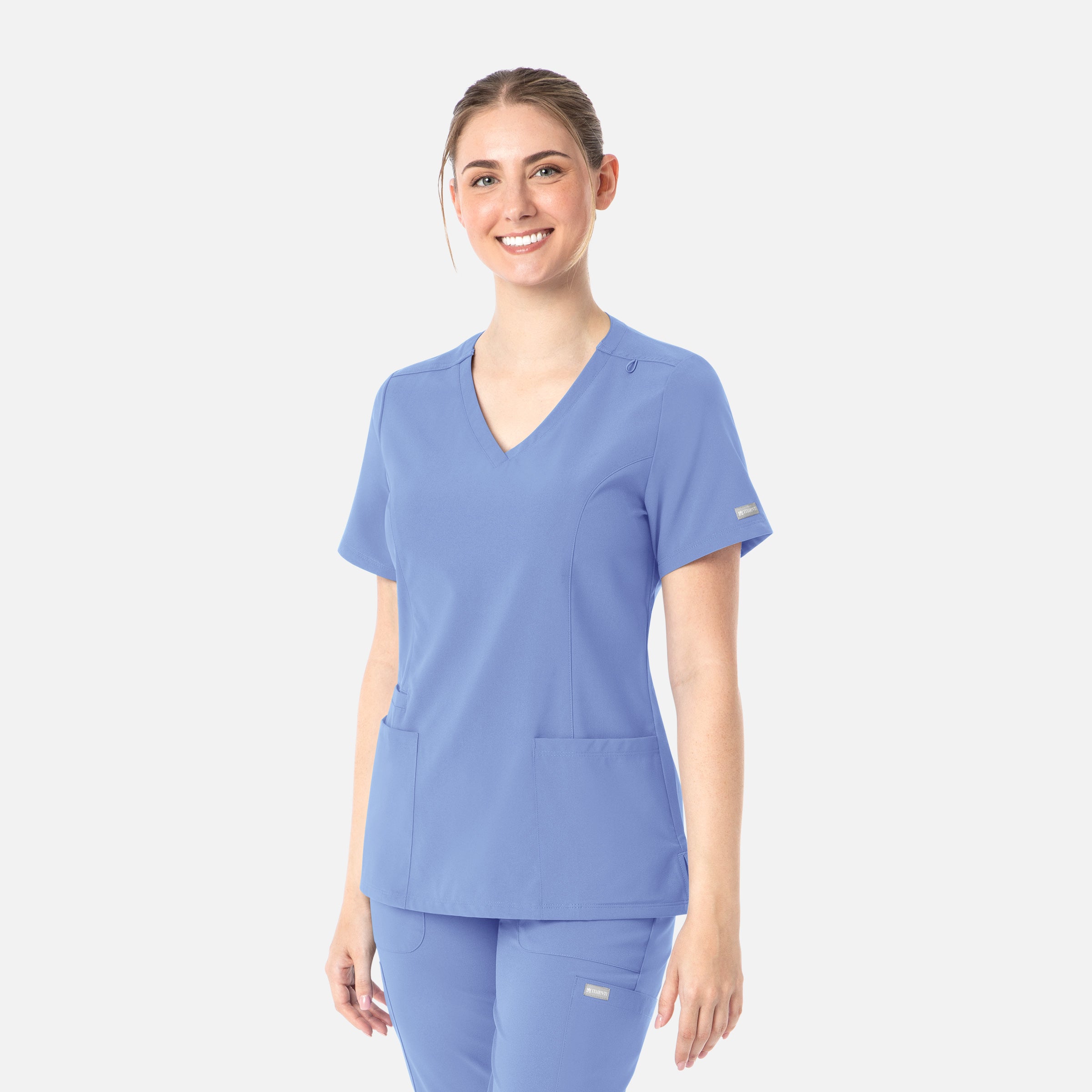 Maevn Momentum 5001 Womens Double V-Neck Top