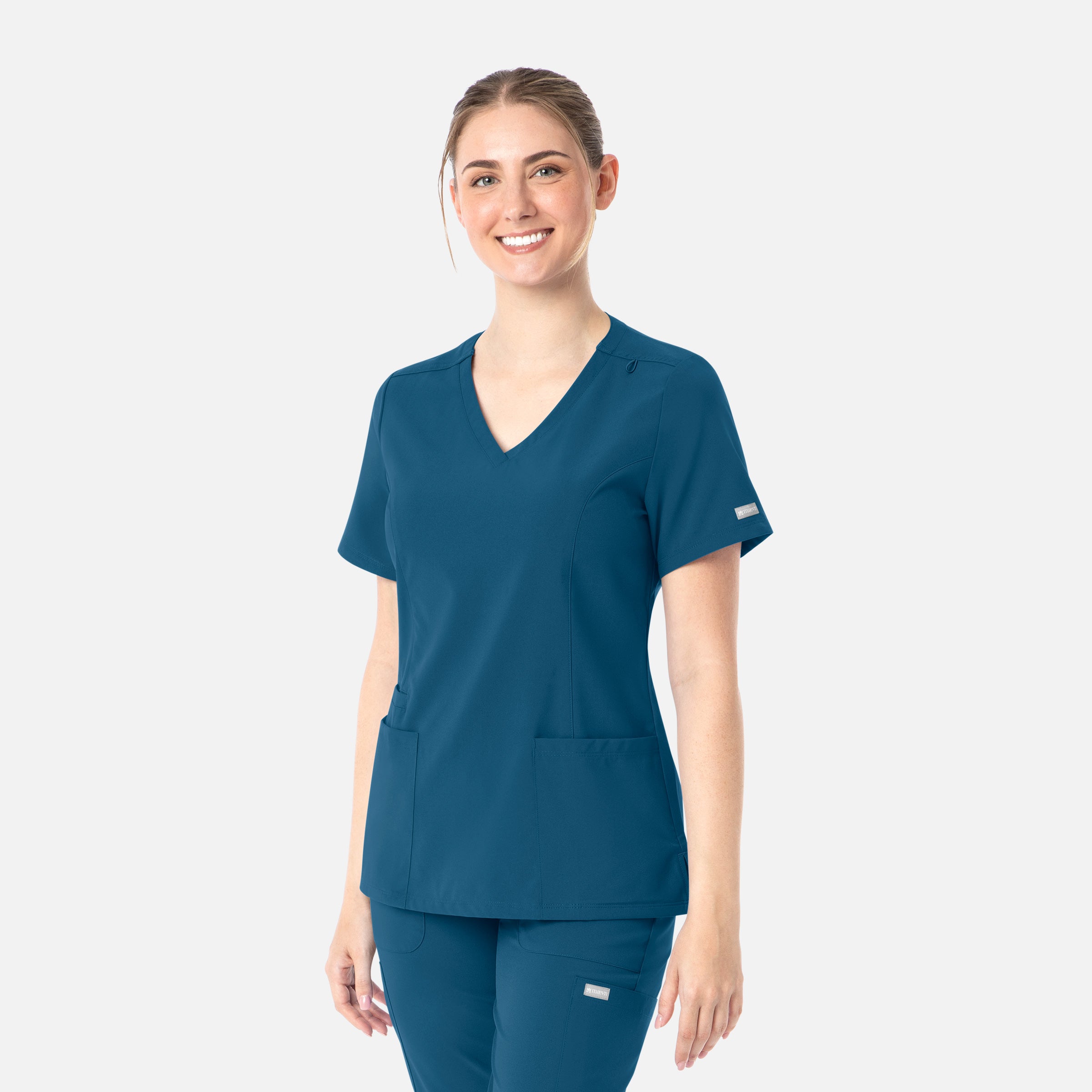 Maevn Momentum 5001 Womens Double V-Neck Top