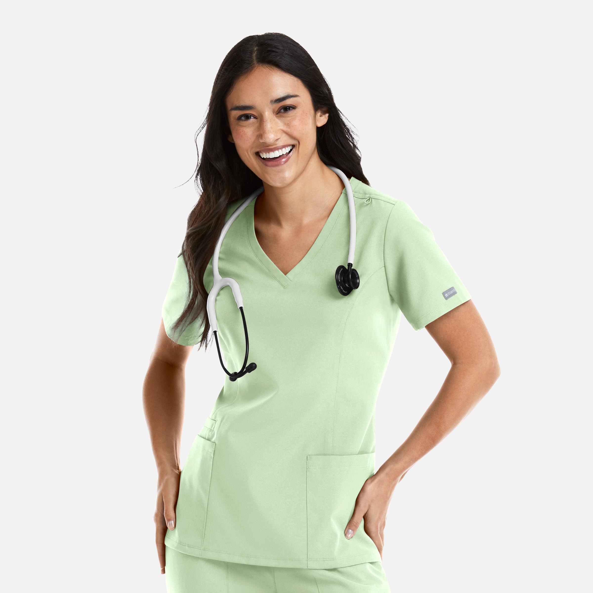 Maevn Momentum 5001 Womens Double V-Neck Top