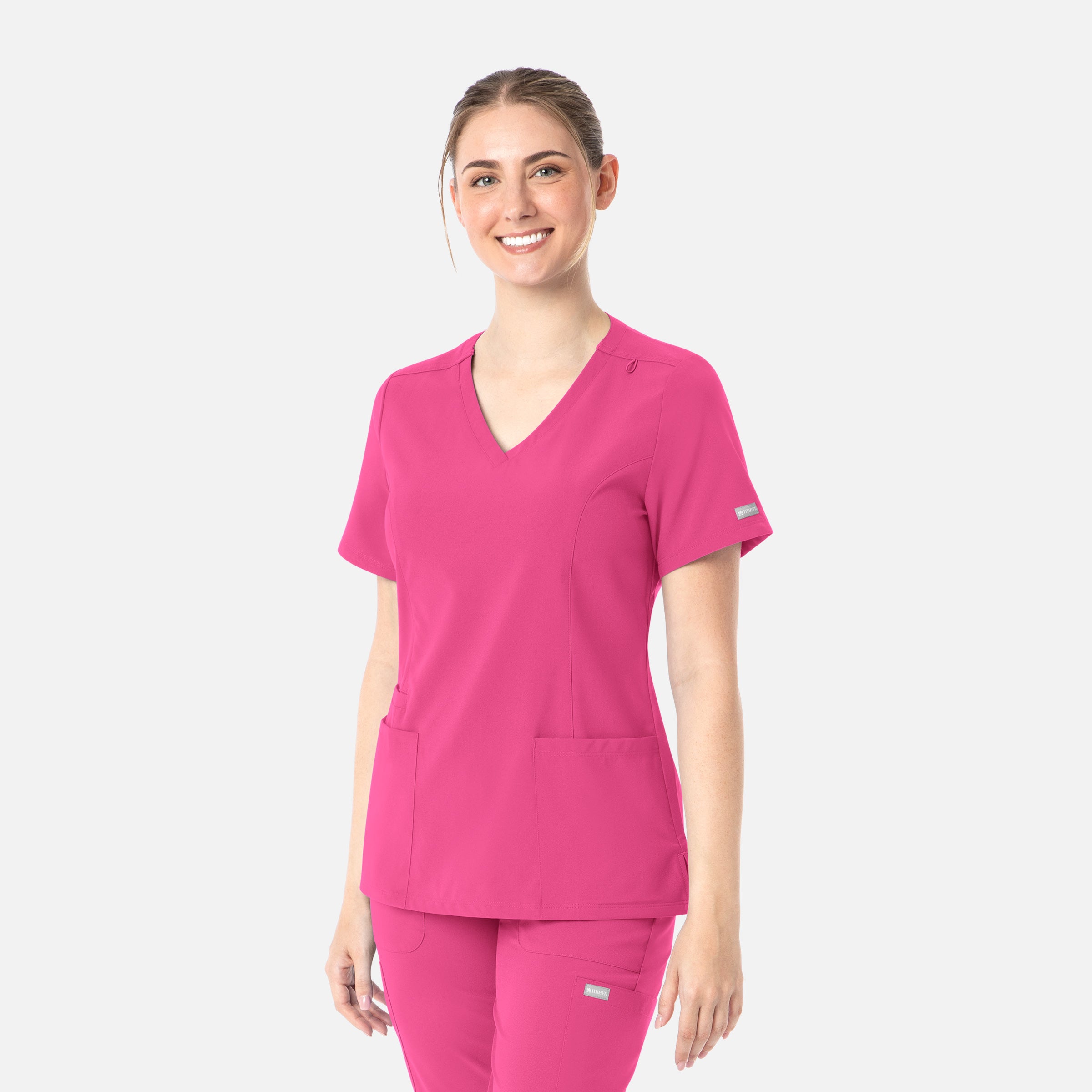 Maevn Momentum 5001 Womens Double V-Neck Top