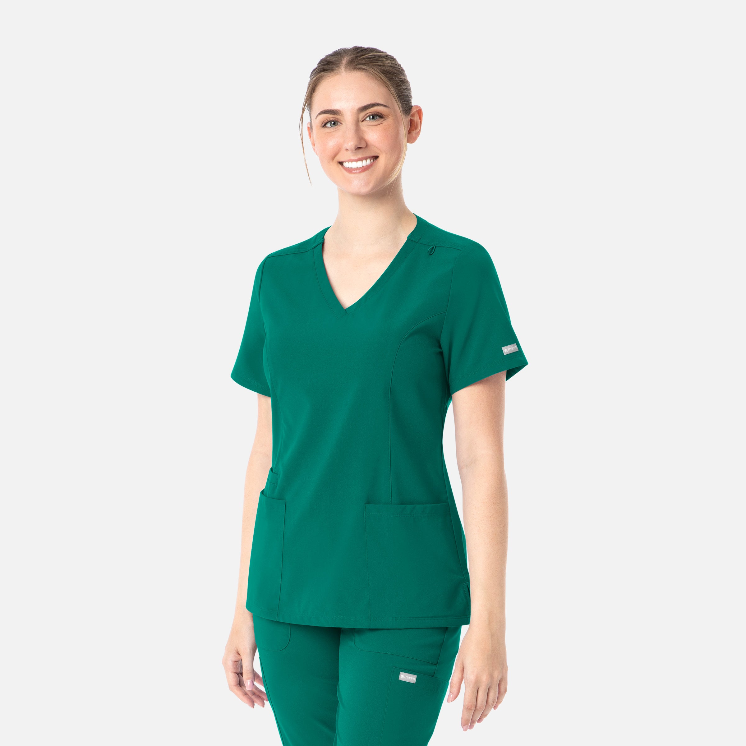 Maevn Momentum 5001 Womens Double V-Neck Top