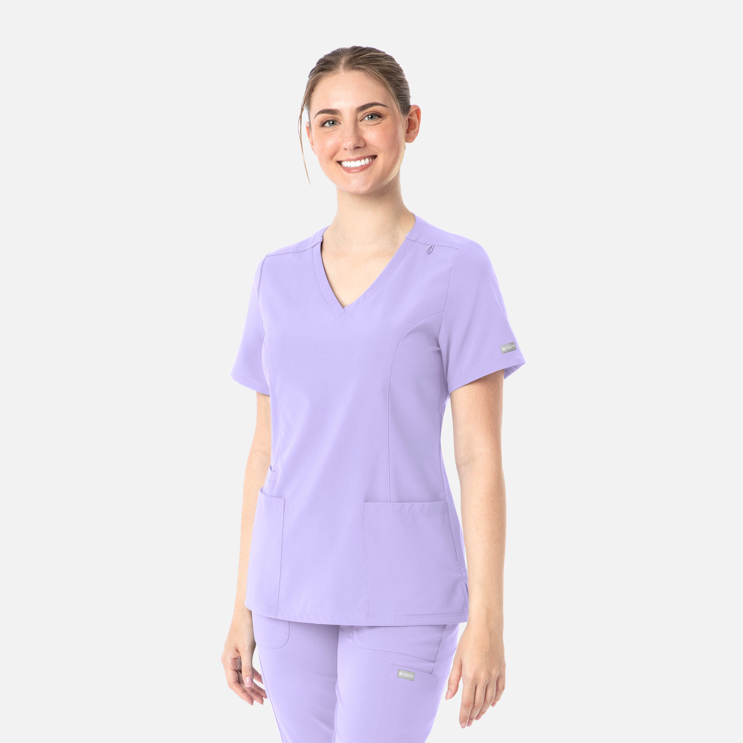 Maevn Momentum 5001 Womens Double V-Neck Top
