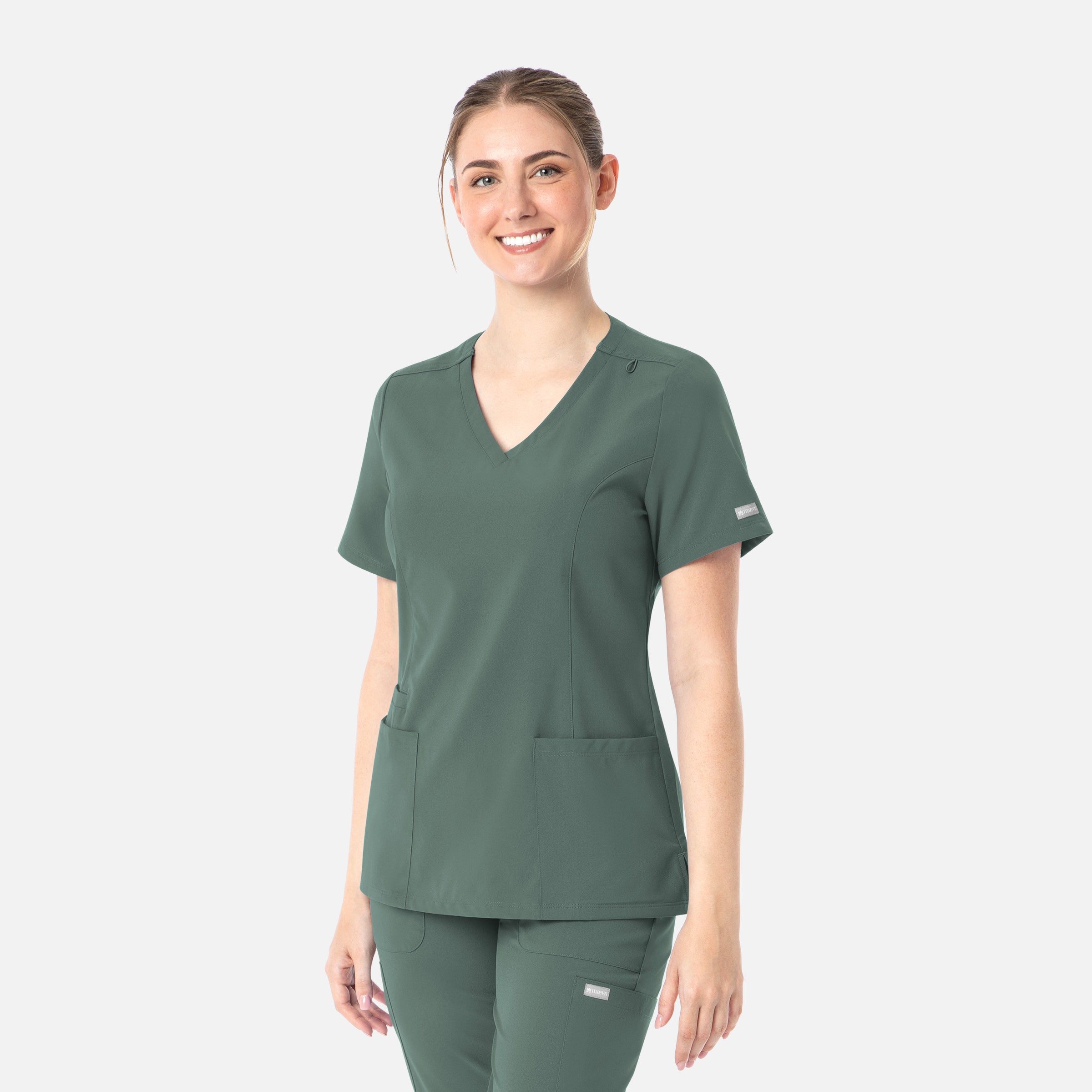 Maevn Momentum 5001 Womens Double V-Neck Top