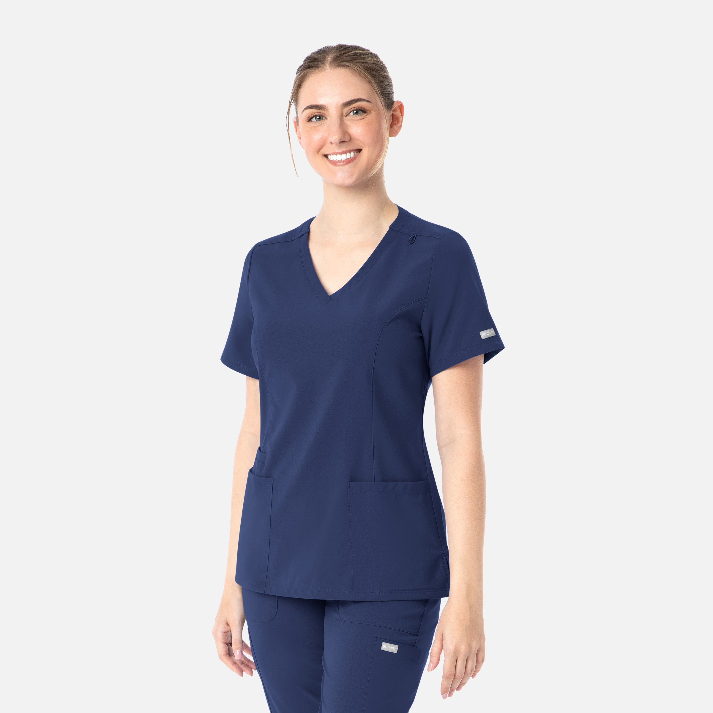 Maevn Momentum 5001 Womens Double V-Neck Top