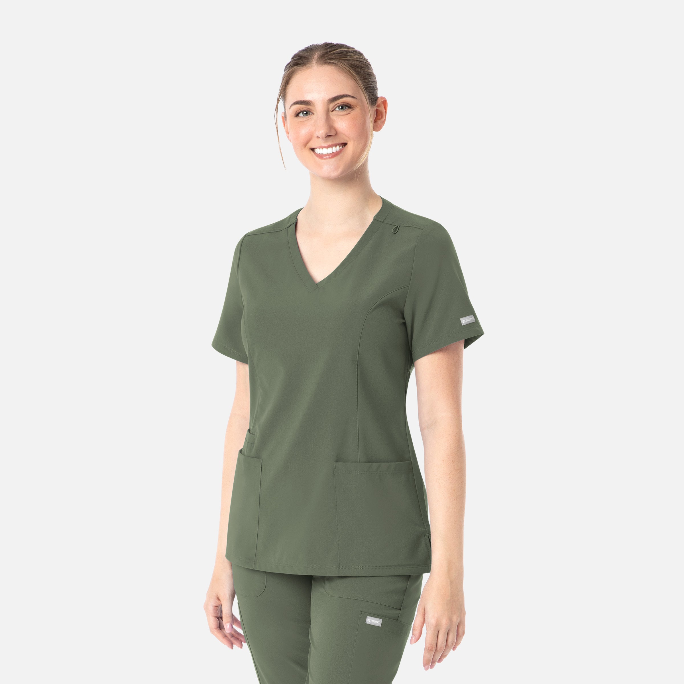 Maevn Momentum 5001 Womens Double V-Neck Top