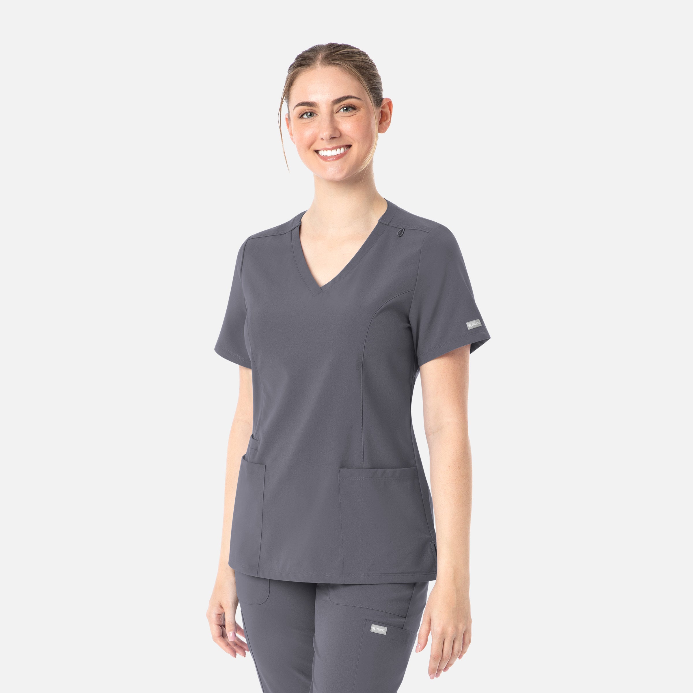 Maevn Momentum 5001 Womens Double V-Neck Top
