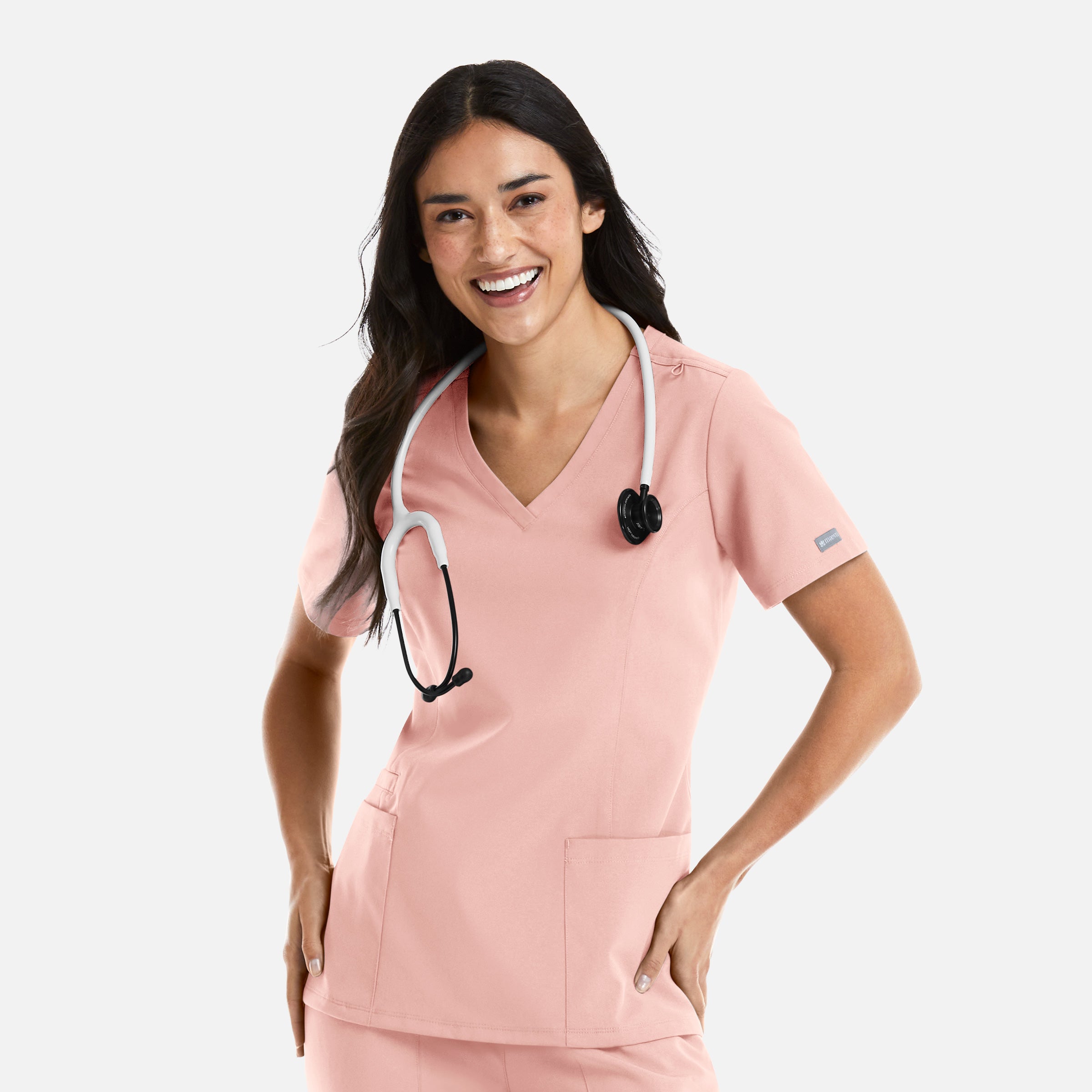 Maevn Momentum 5001 Womens Double V-Neck Top