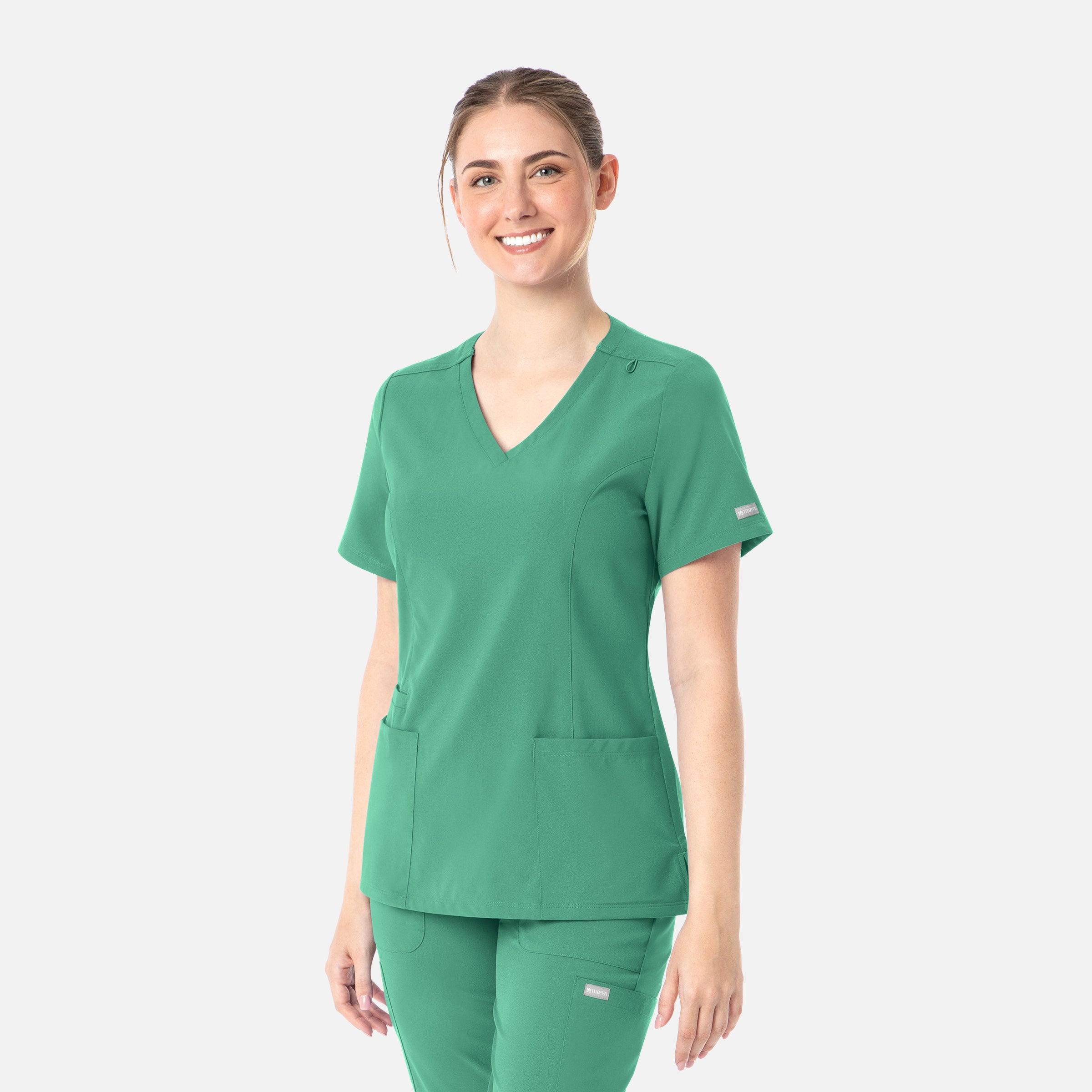 Maevn Momentum 5001 Womens Double V-Neck Top