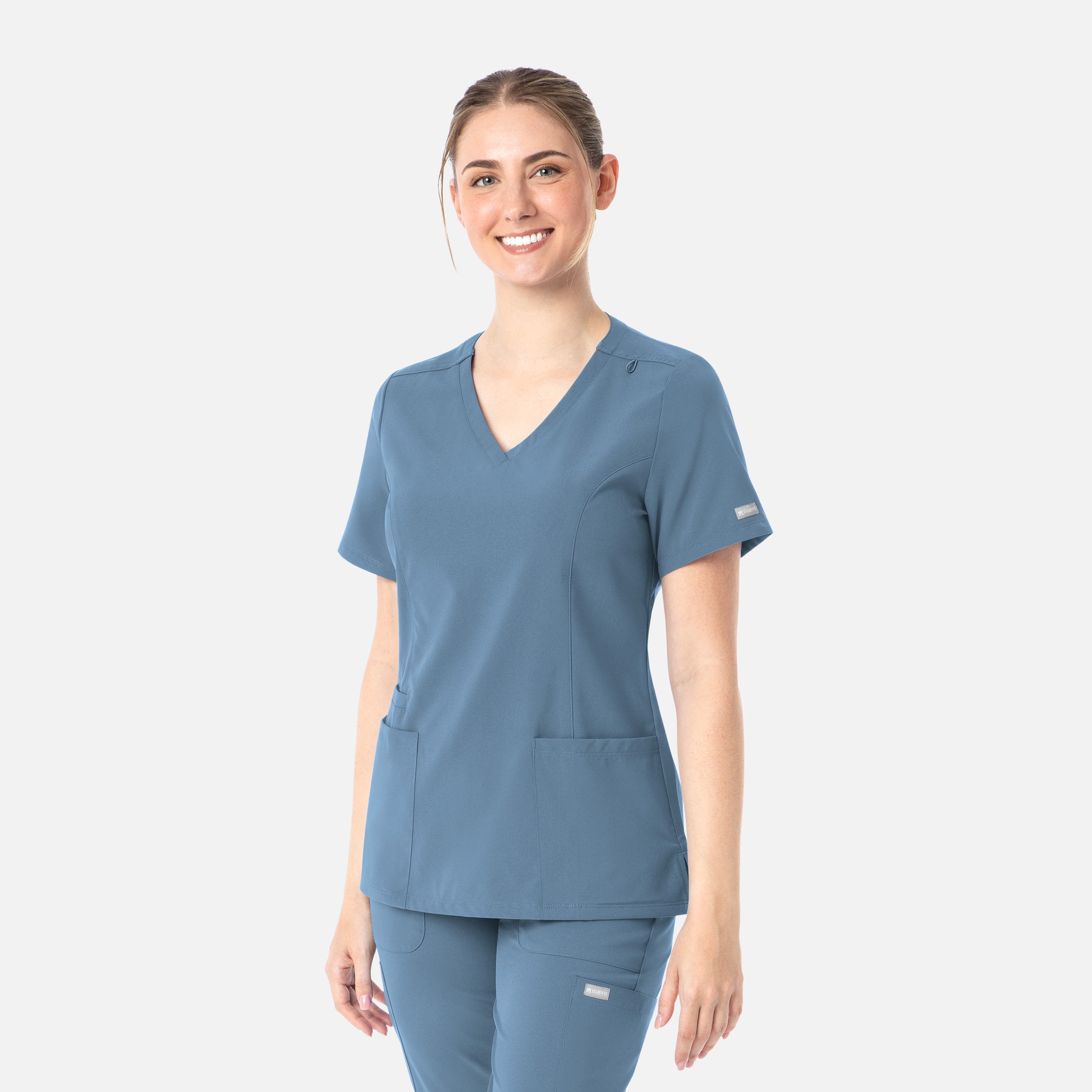Maevn Momentum 5001 Womens Double V-Neck Top