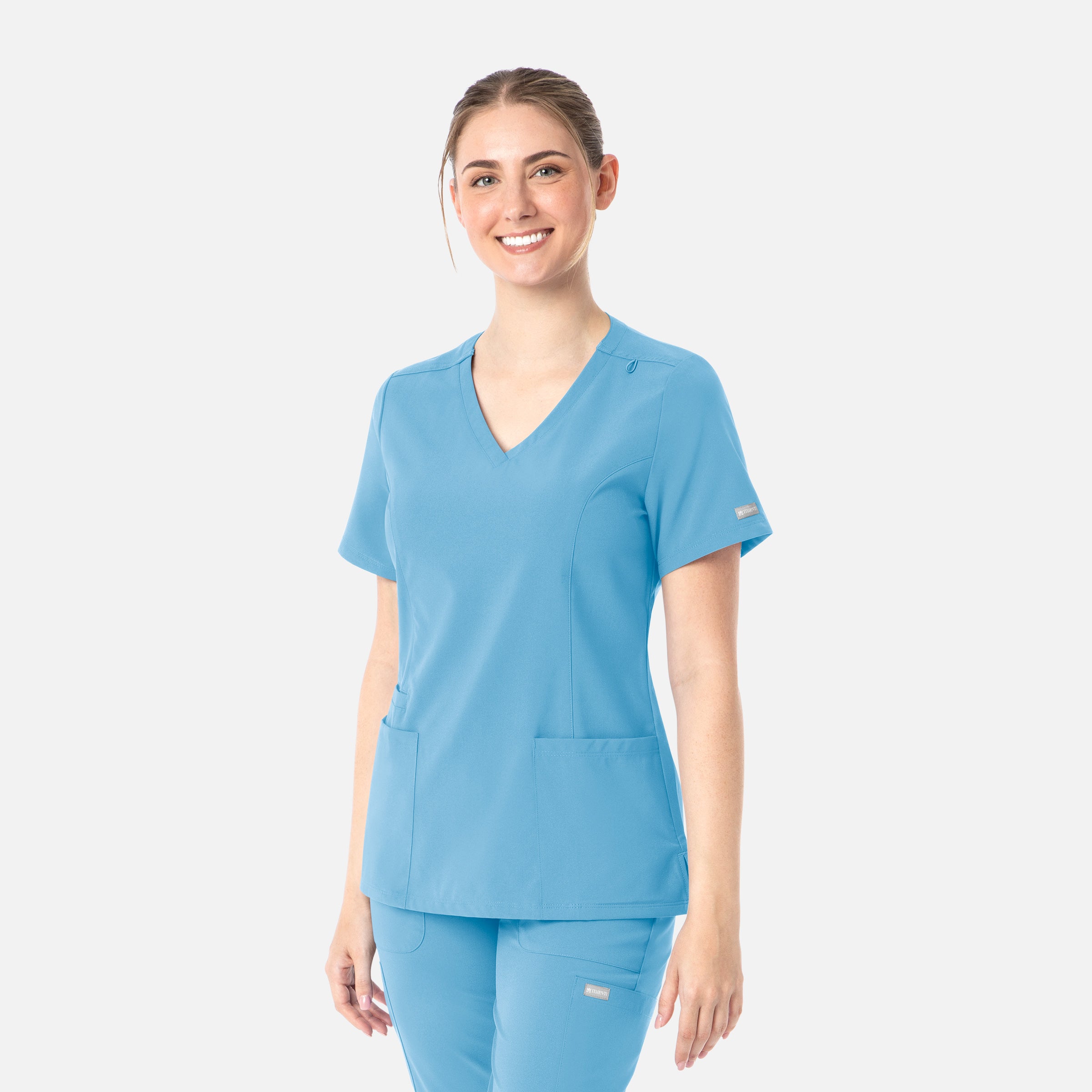 Maevn Momentum 5001 Womens Double V-Neck Top