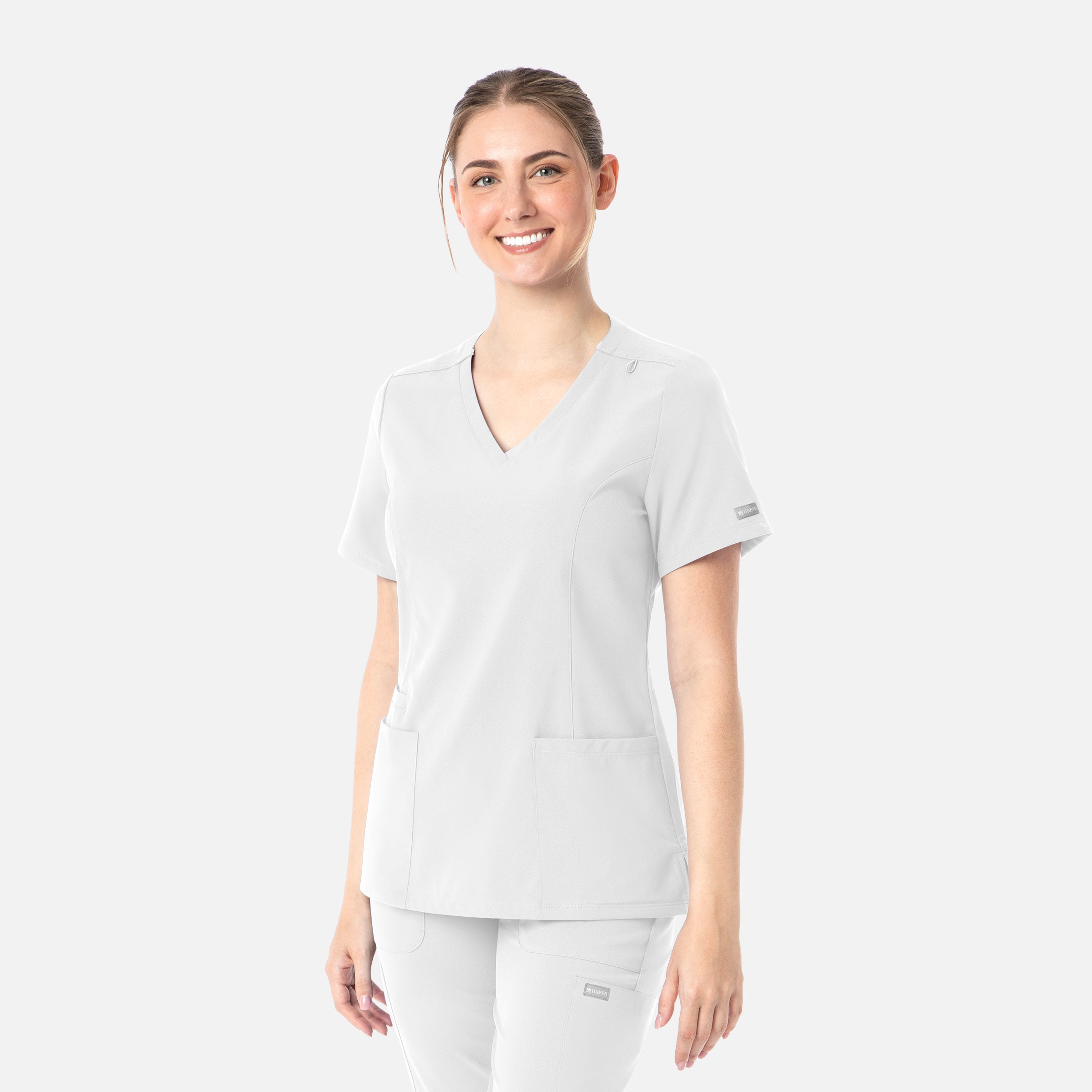 Maevn Momentum 5001 Womens Double V-Neck Top
