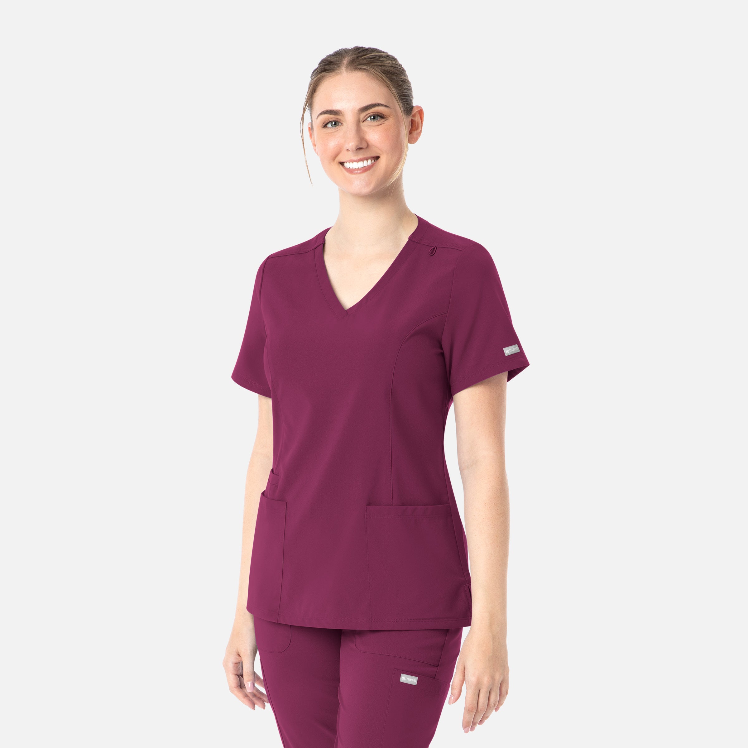 Maevn Momentum 5001 Womens Double V-Neck Top