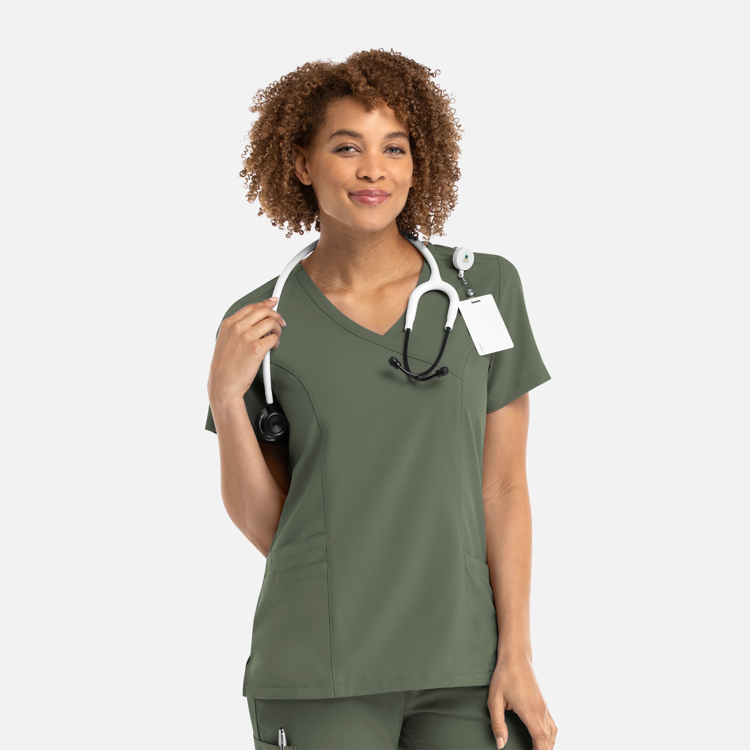 Maevn Momentum 5002 Women’s Mock Wrap Top