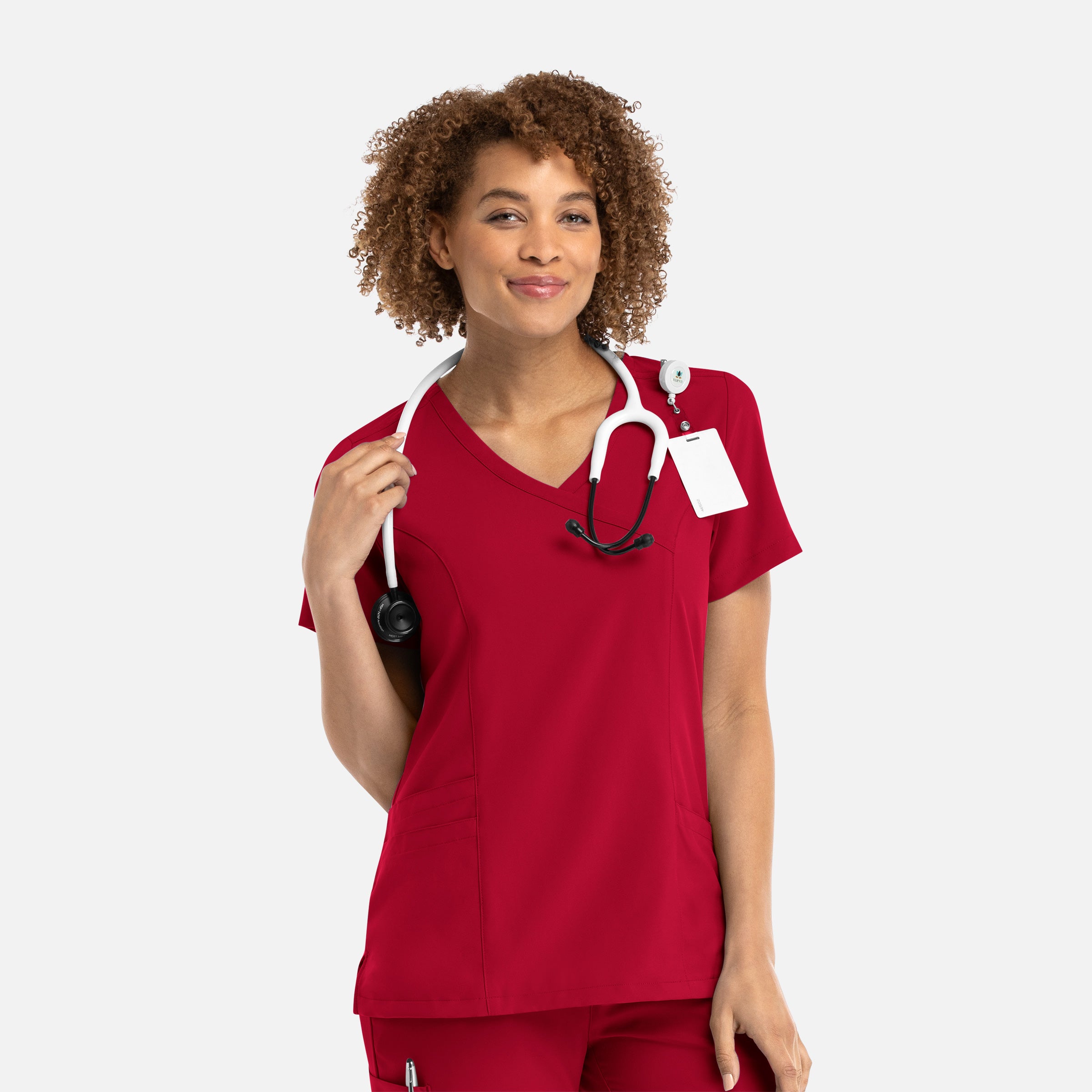Maevn Momentum 5002 Women’s Mock Wrap Top
