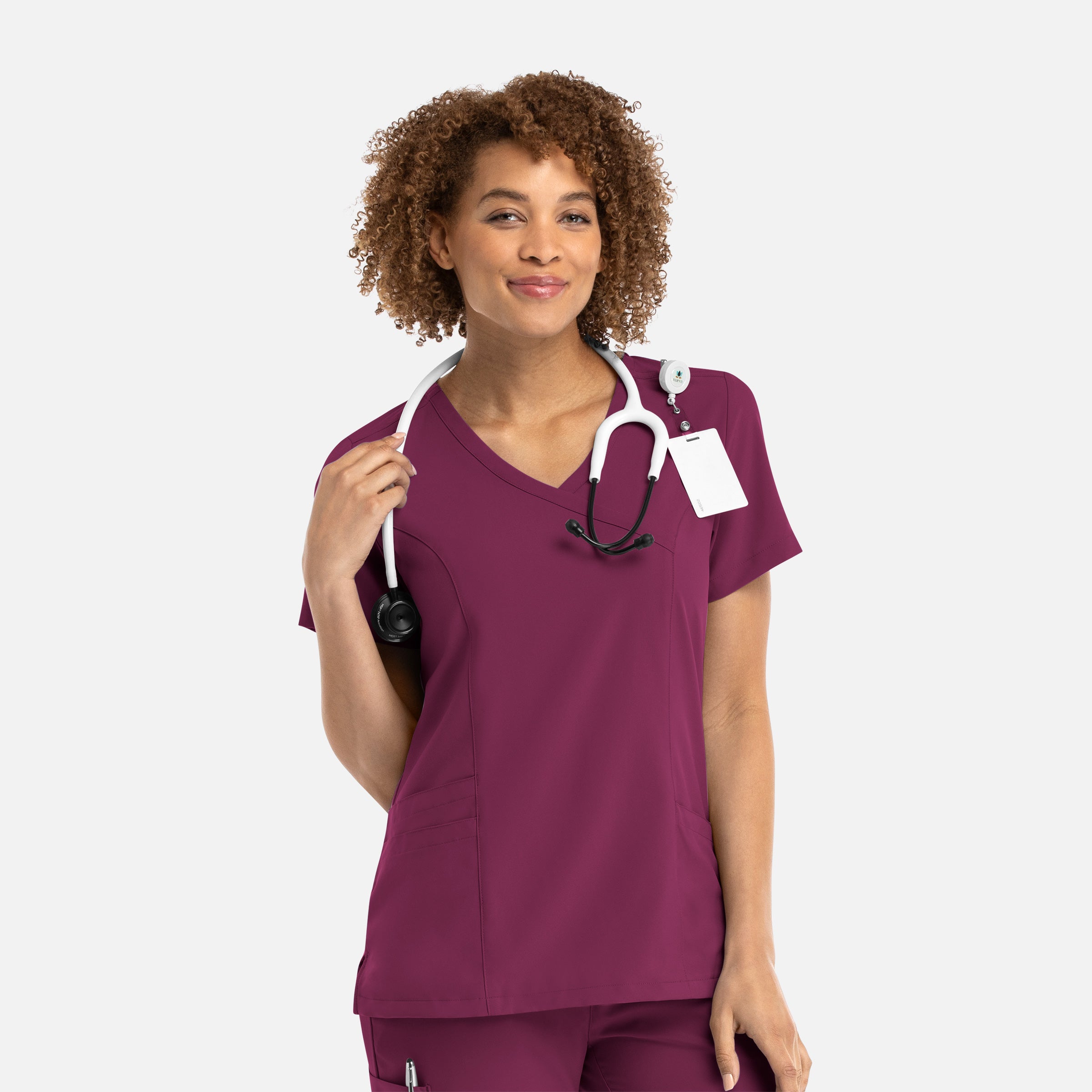 Maevn Momentum 5002 Women’s Mock Wrap Top