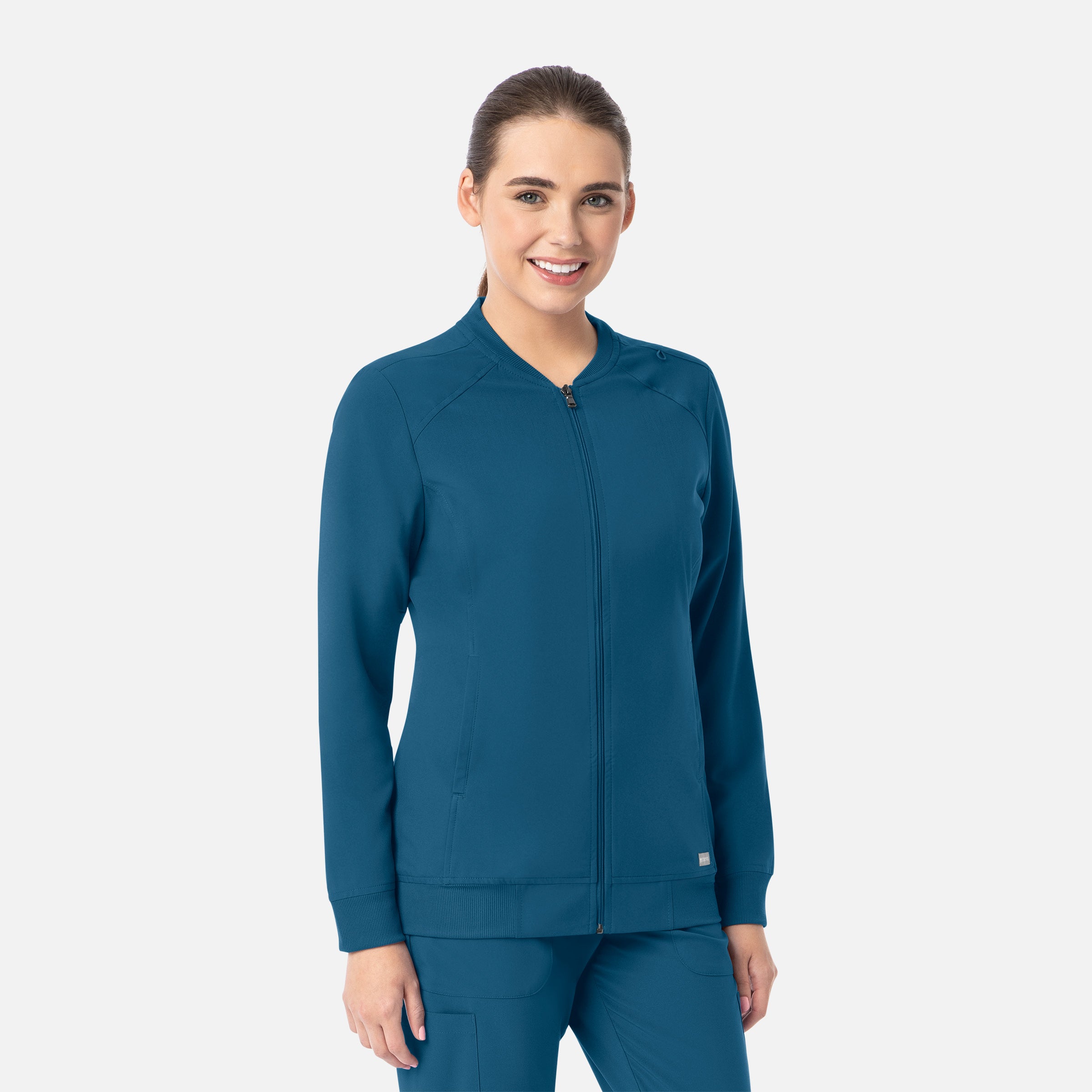 Maevn Momentum 5061 Womens Full Zip Bomber Jacket
