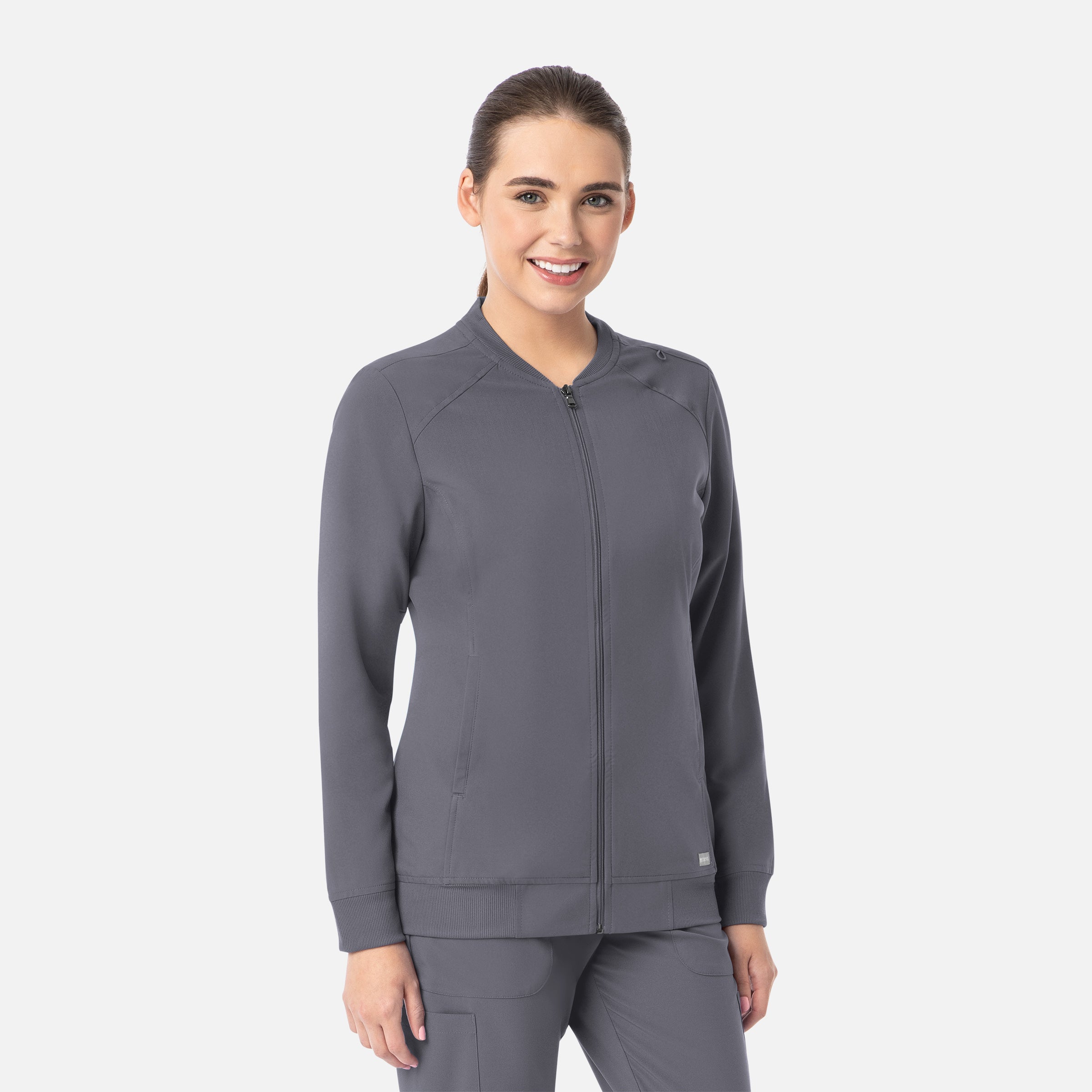 Maevn Momentum 5061 Womens Full Zip Bomber Jacket