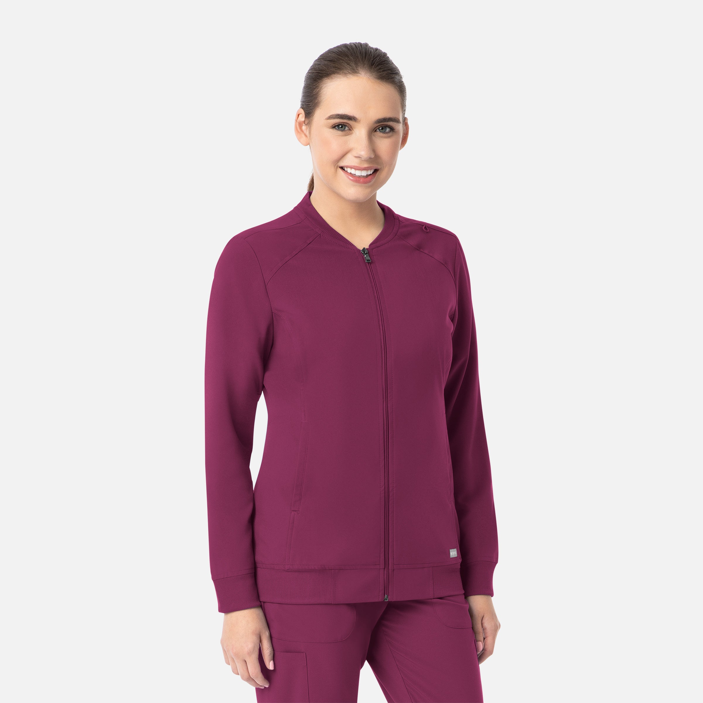 Maevn Momentum 5061 Womens Full Zip Bomber Jacket