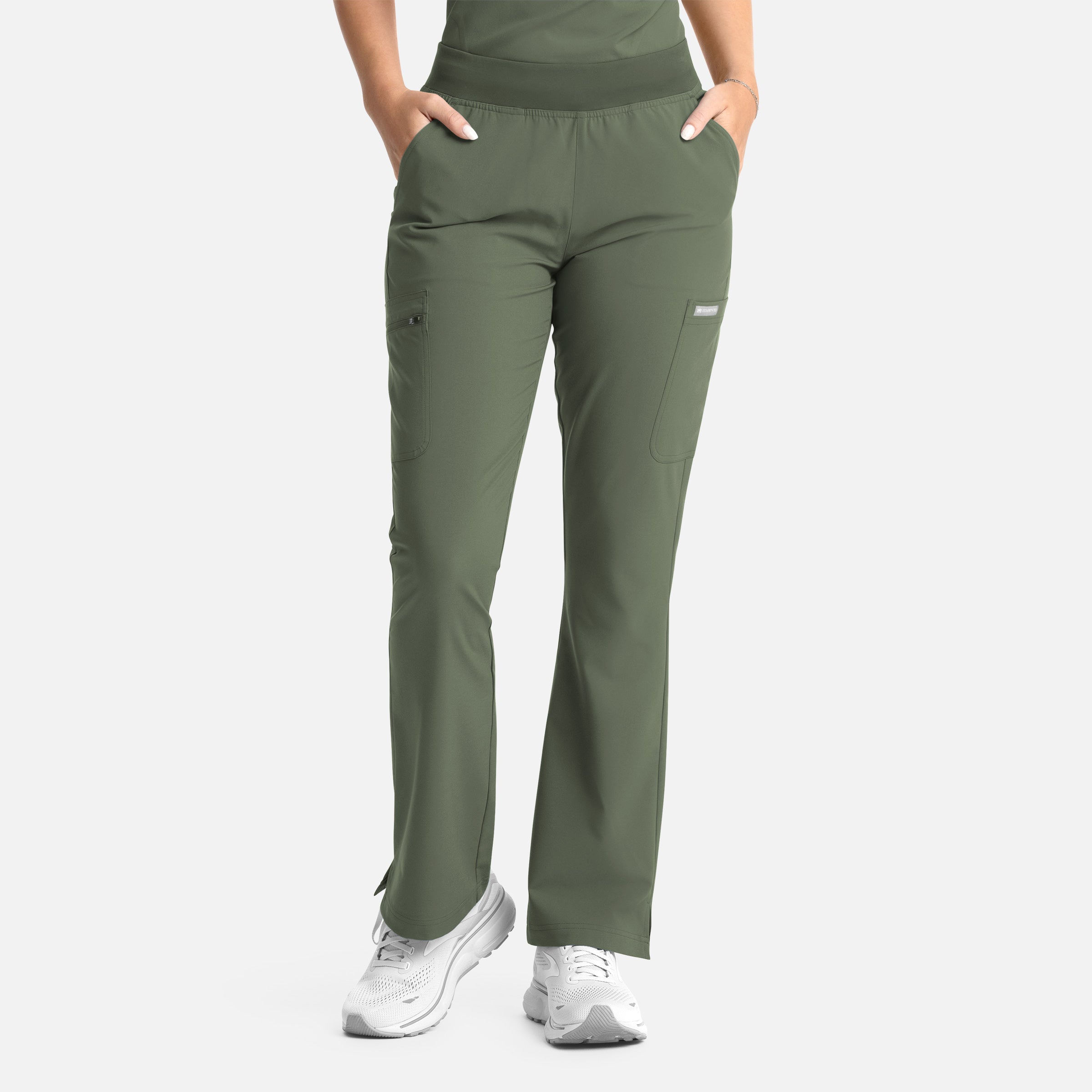 Maevn Momentum 5093 Women’s Full Elastic Band Flare Leg Pant