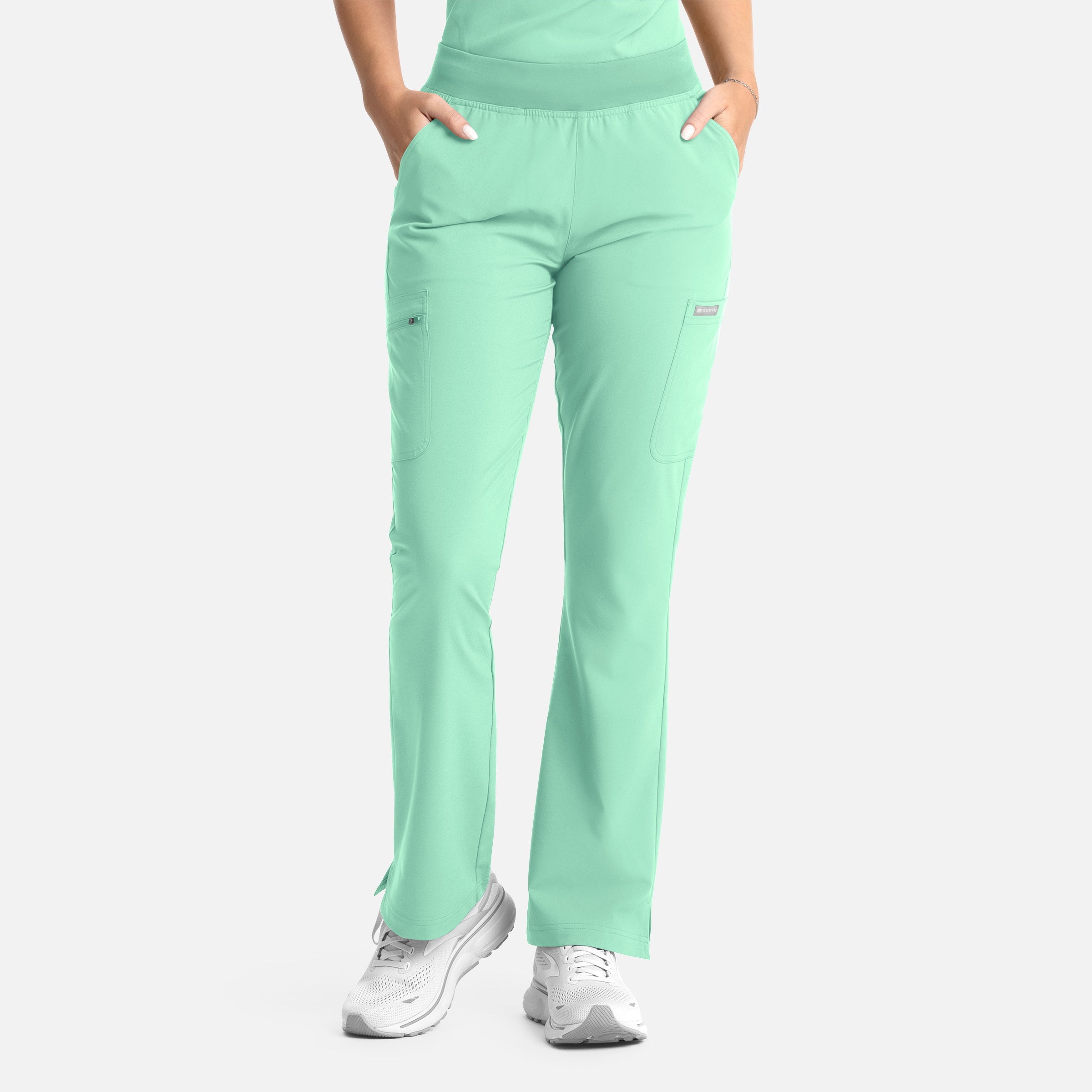 Maevn Momentum 5093 Women’s Full Elastic Band Flare Leg Pant