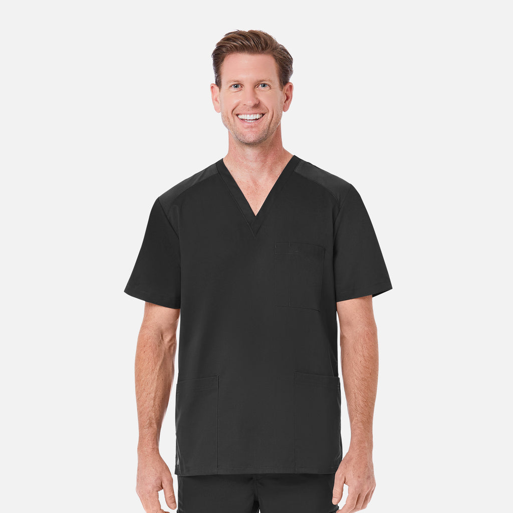 Maevn EON 5308 Men’s Mesh Panel 3-Pocket V-Neck Top