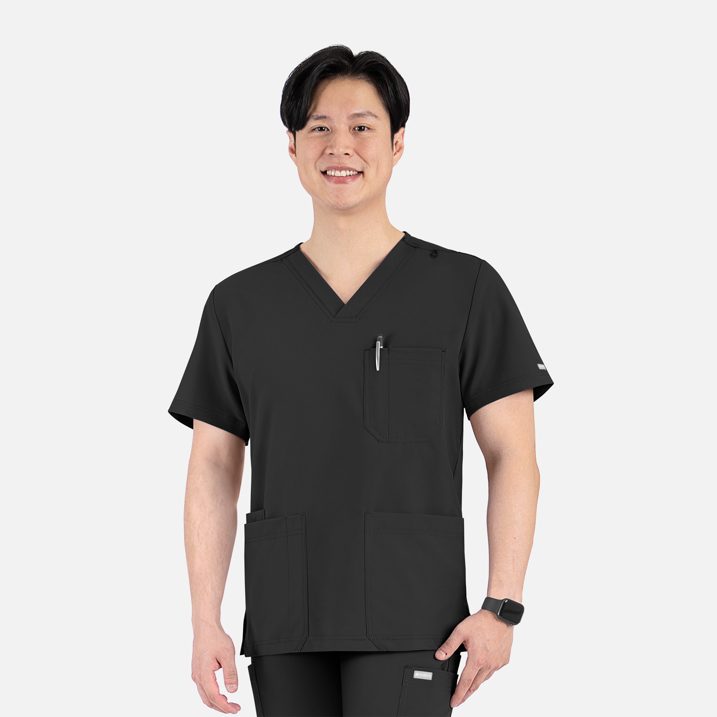 Maevn Momentum 5802 Men’s 4 Pocket Banded V-Neck Top