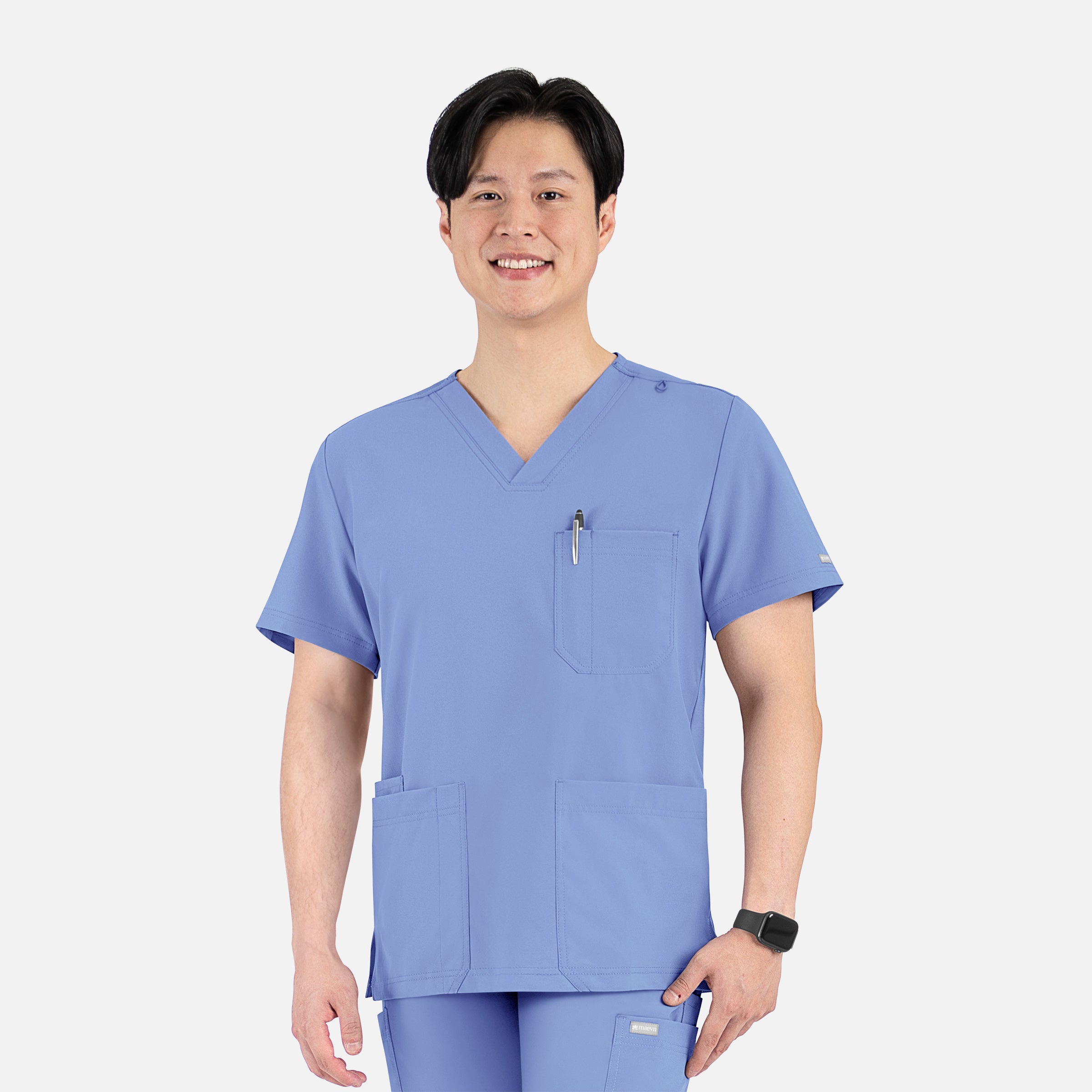 Maevn Momentum 5802 Men’s 4 Pocket Banded V-Neck Top