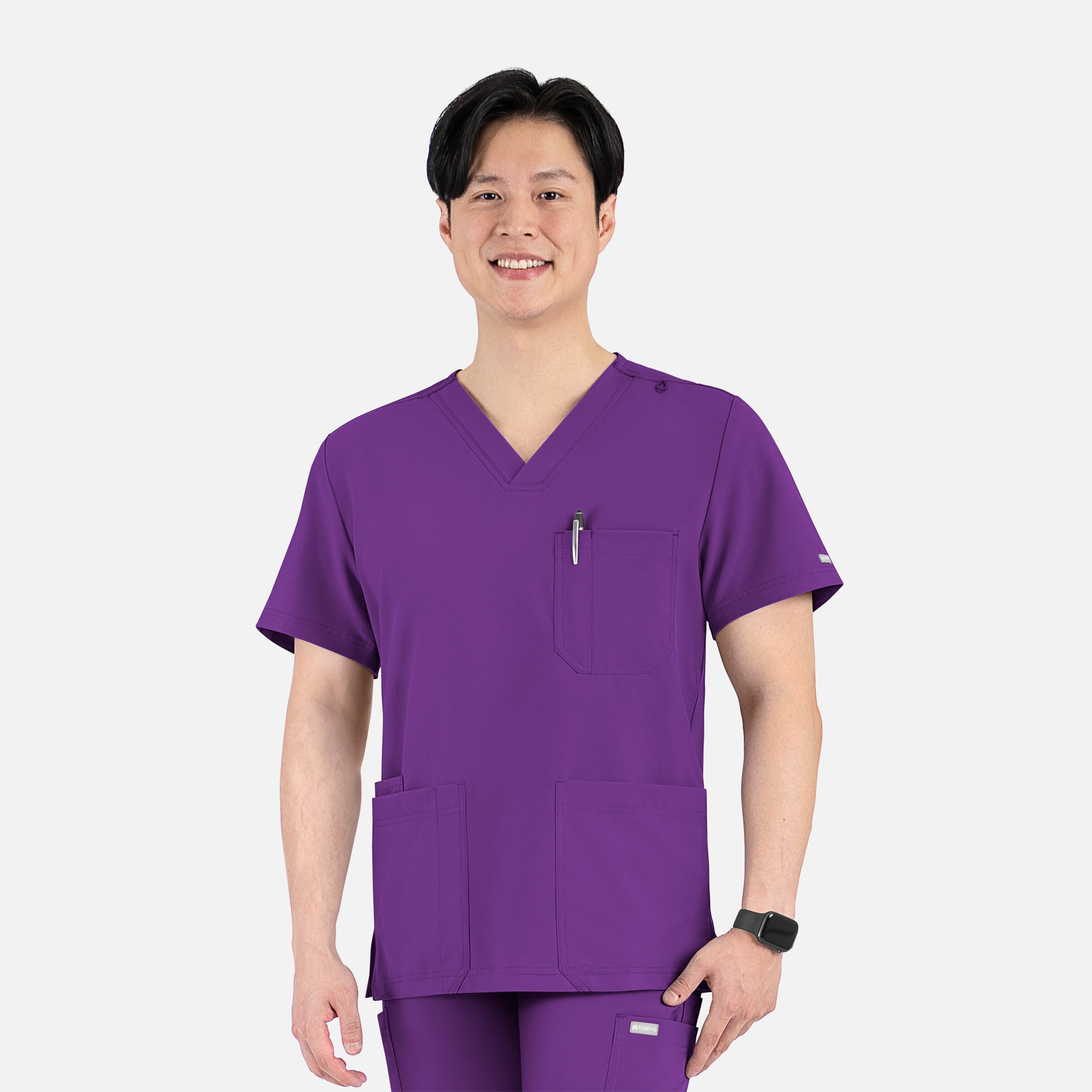 Maevn Momentum 5802 Men’s 4 Pocket Banded V-Neck Top