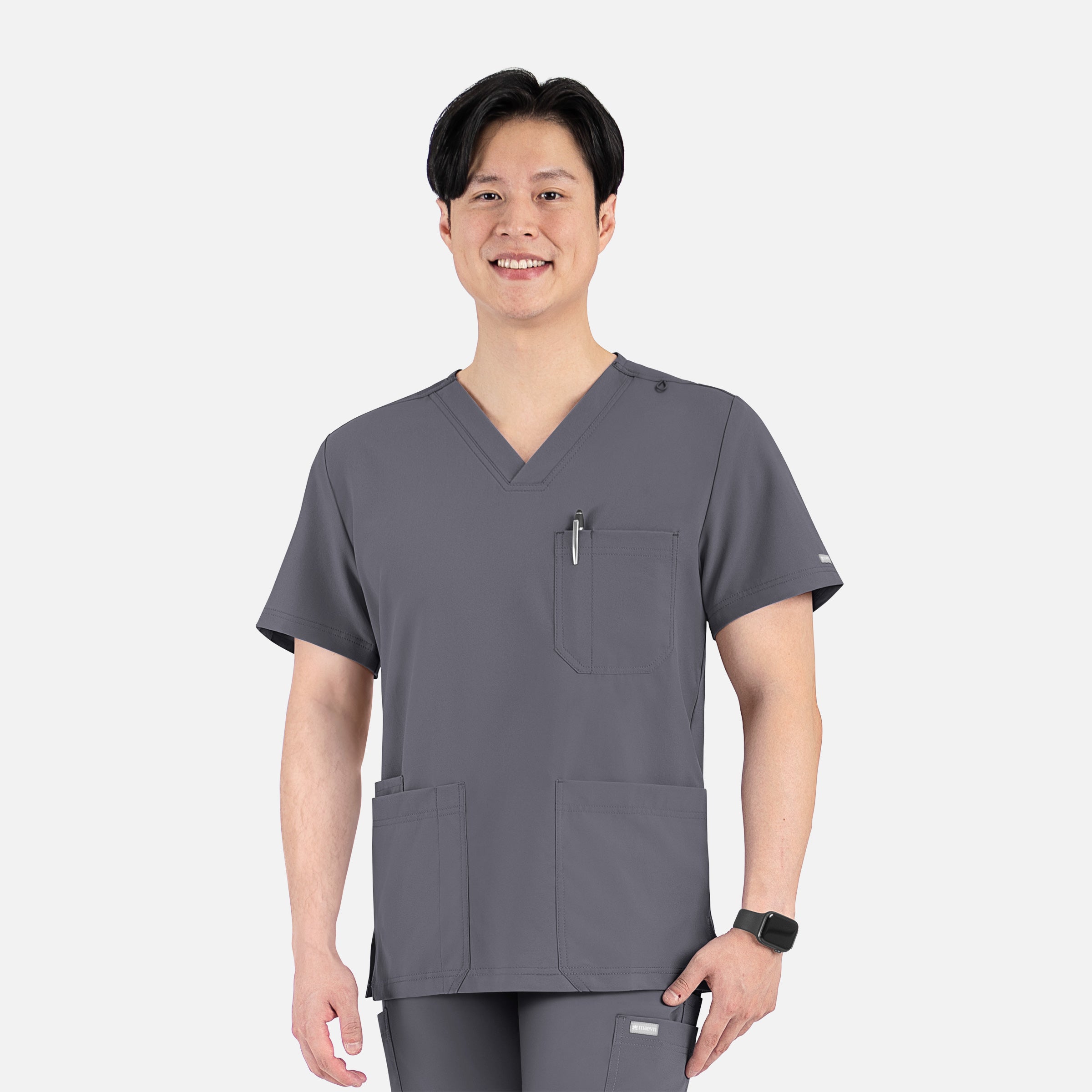 Maevn Momentum 5802 Men’s 4 Pocket Banded V-Neck Top