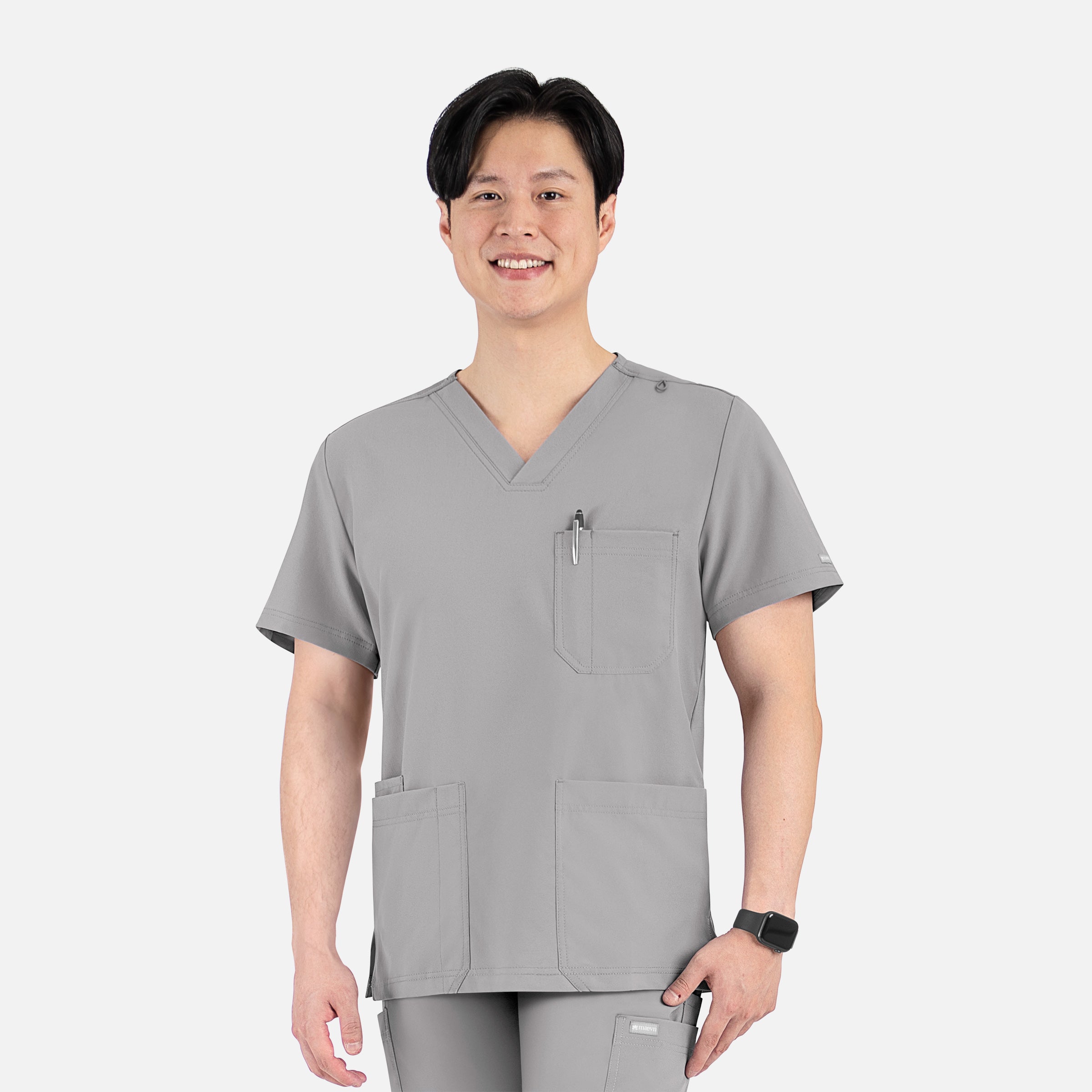 Maevn Momentum 5802 Men’s 4 Pocket Banded V-Neck Top