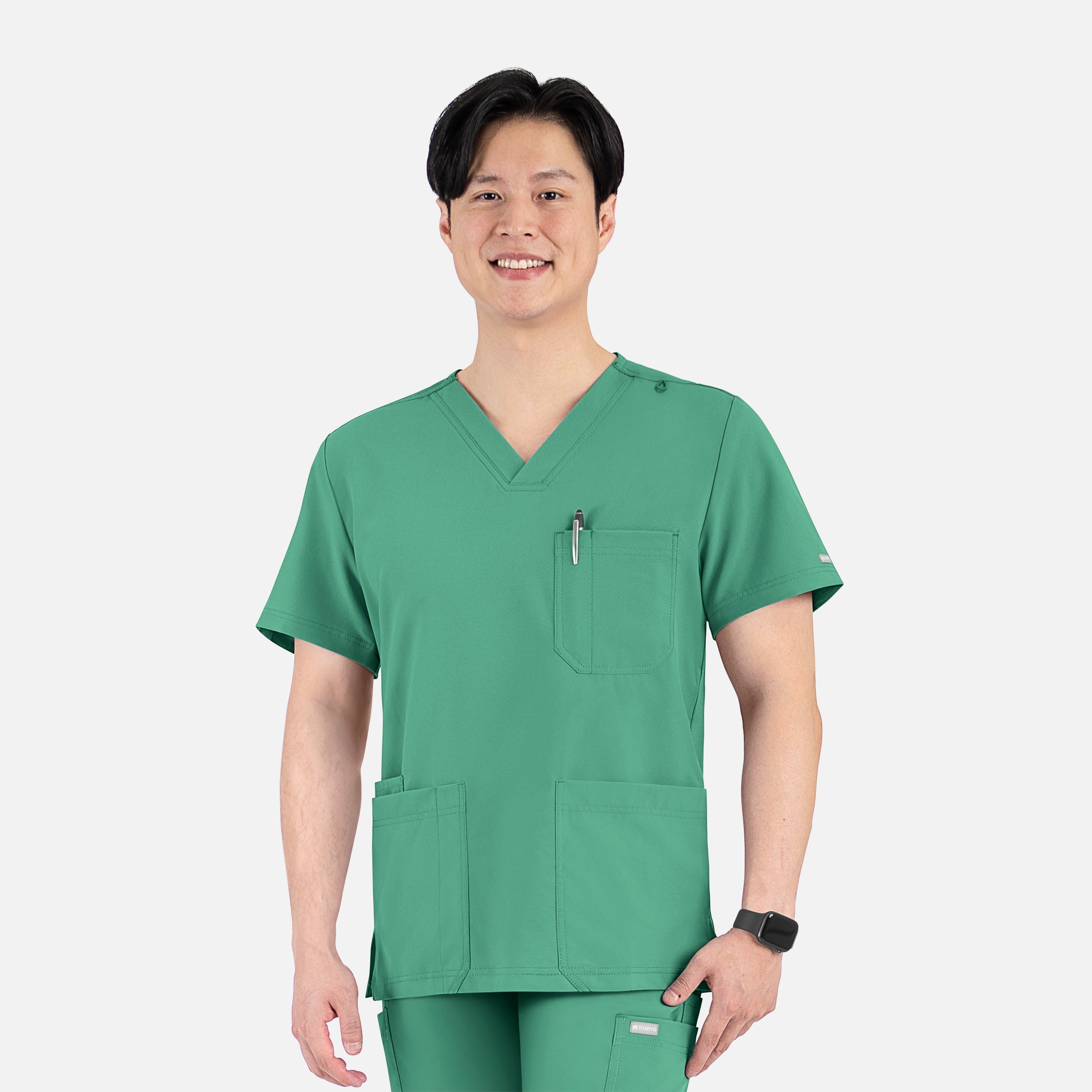 Maevn Momentum 5802 Men’s 4 Pocket Banded V-Neck Top