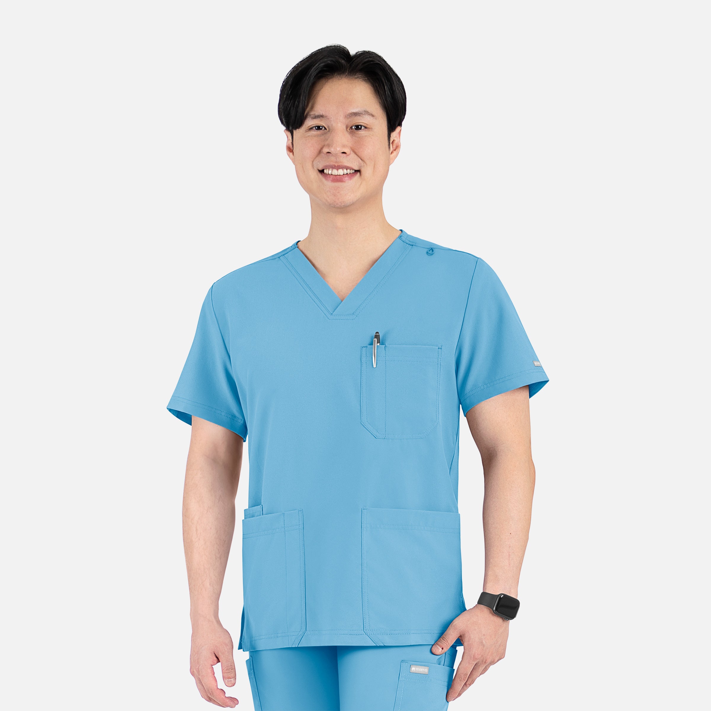 Maevn Momentum 5802 Men’s 4 Pocket Banded V-Neck Top