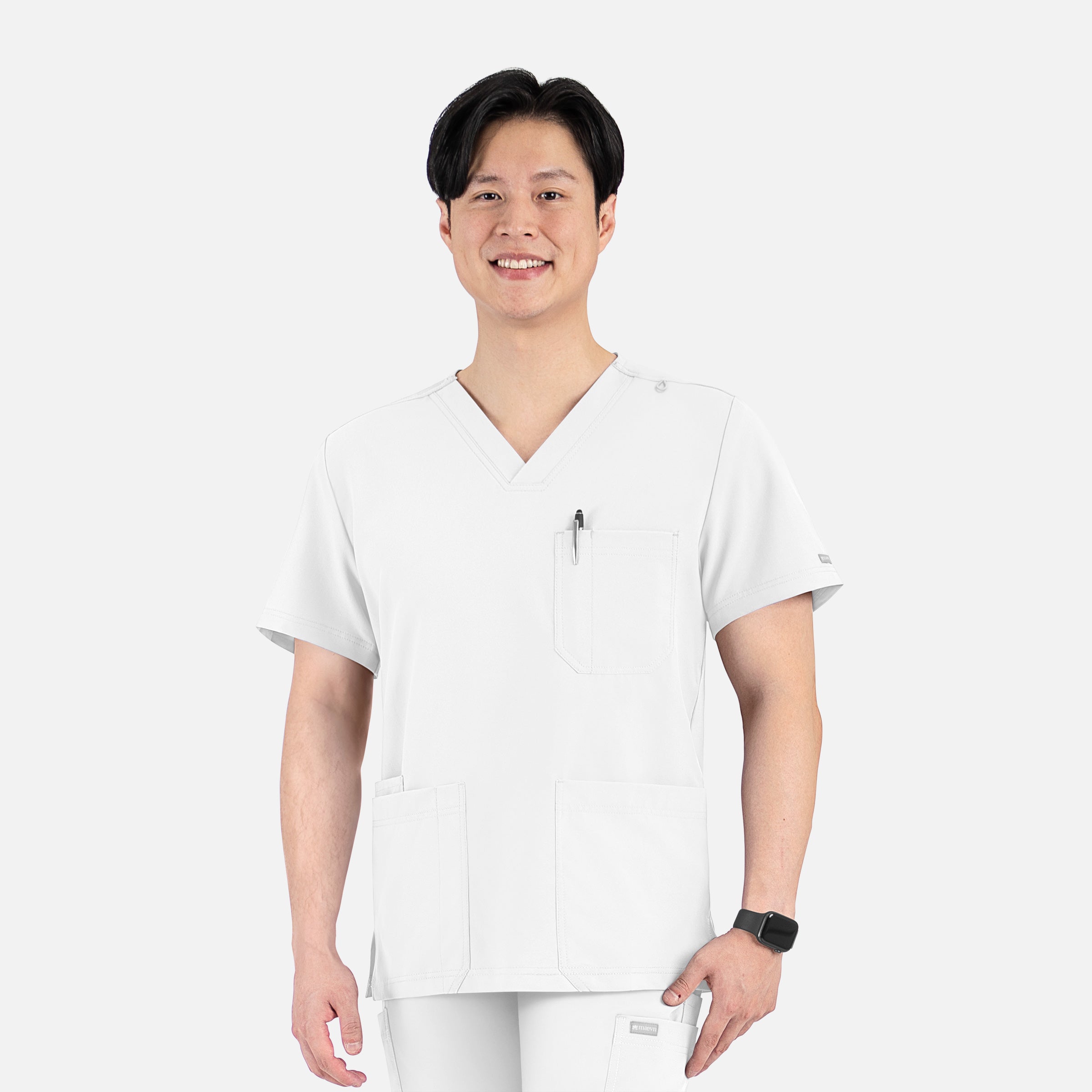 Maevn Momentum 5802 Men’s 4 Pocket Banded V-Neck Top