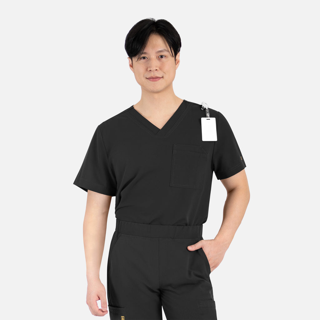 Maevn Matrix Pro Mens 5901 Men’s Contrast Piping Tuckable V-Neck Top