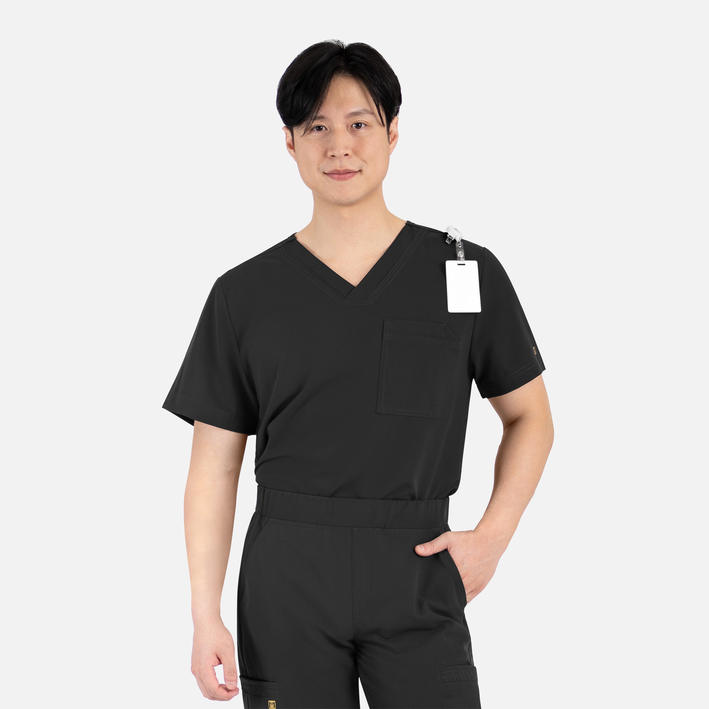 Maevn Matrix Pro Mens 5901 Men’s Contrast Piping Tuckable V-Neck Top