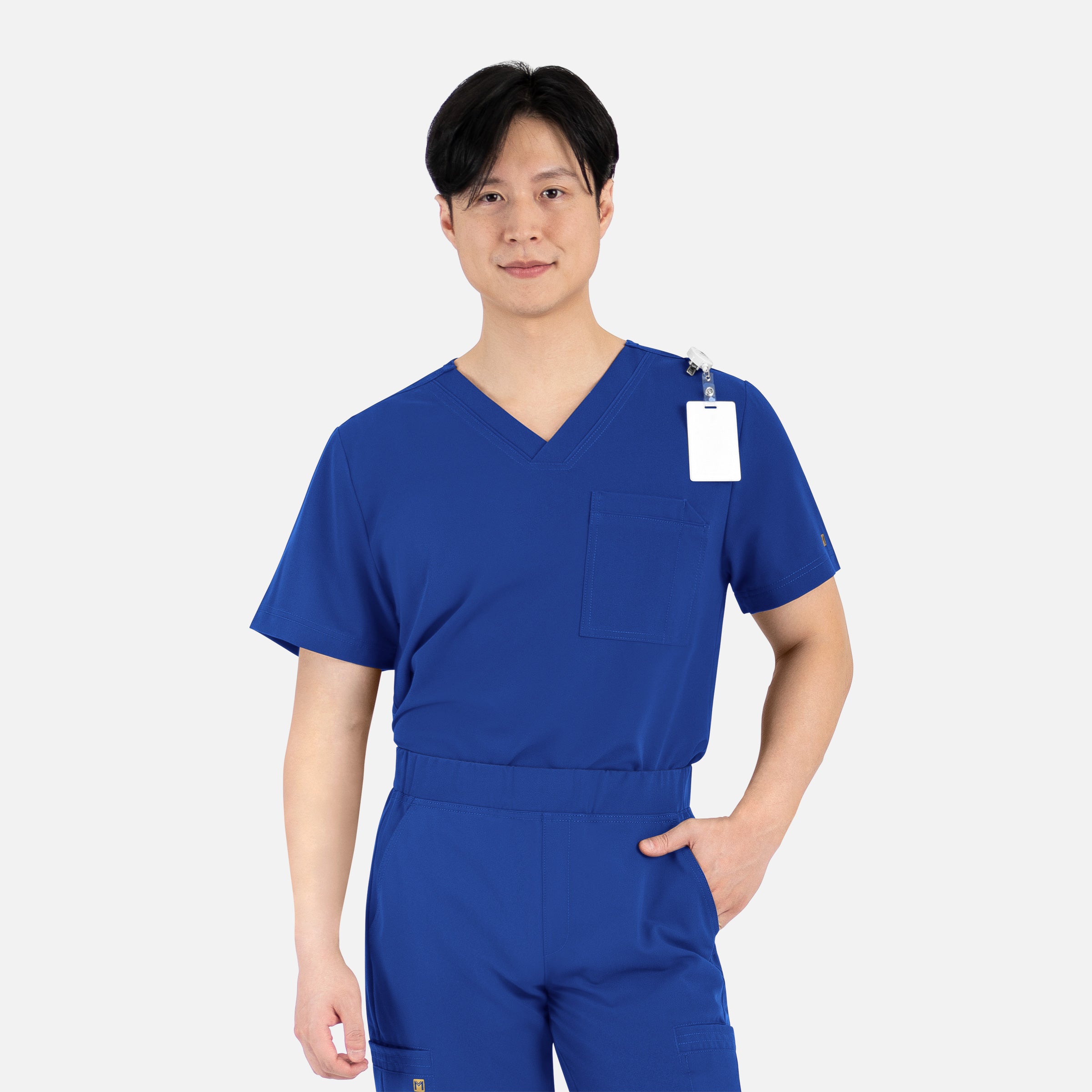 Maevn Matrix Pro Mens 5901 Men’s Contrast Piping Tuckable V-Neck Top