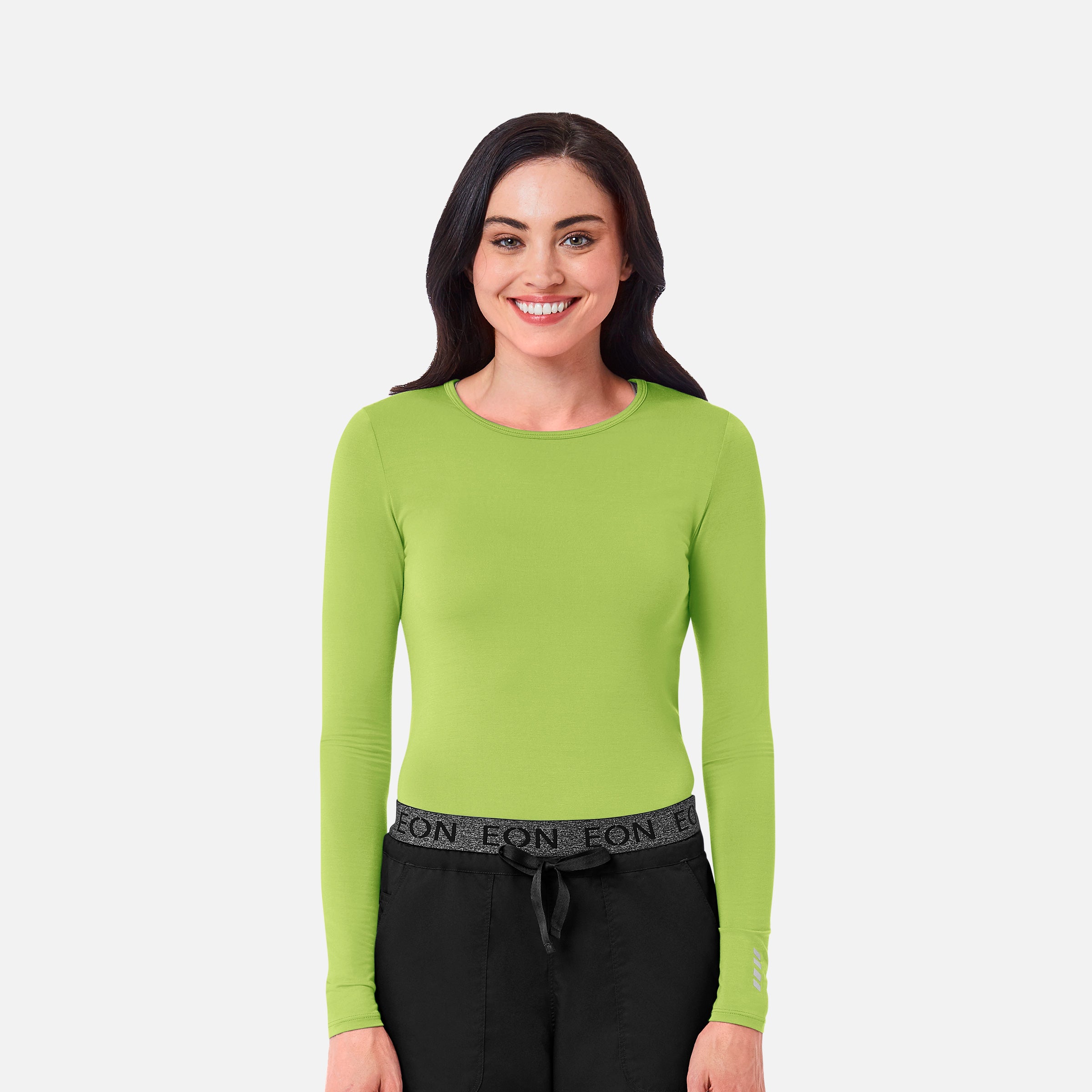 Maevn Knit 6709 COOLMAX Long Sleeve Under Scrub Tee