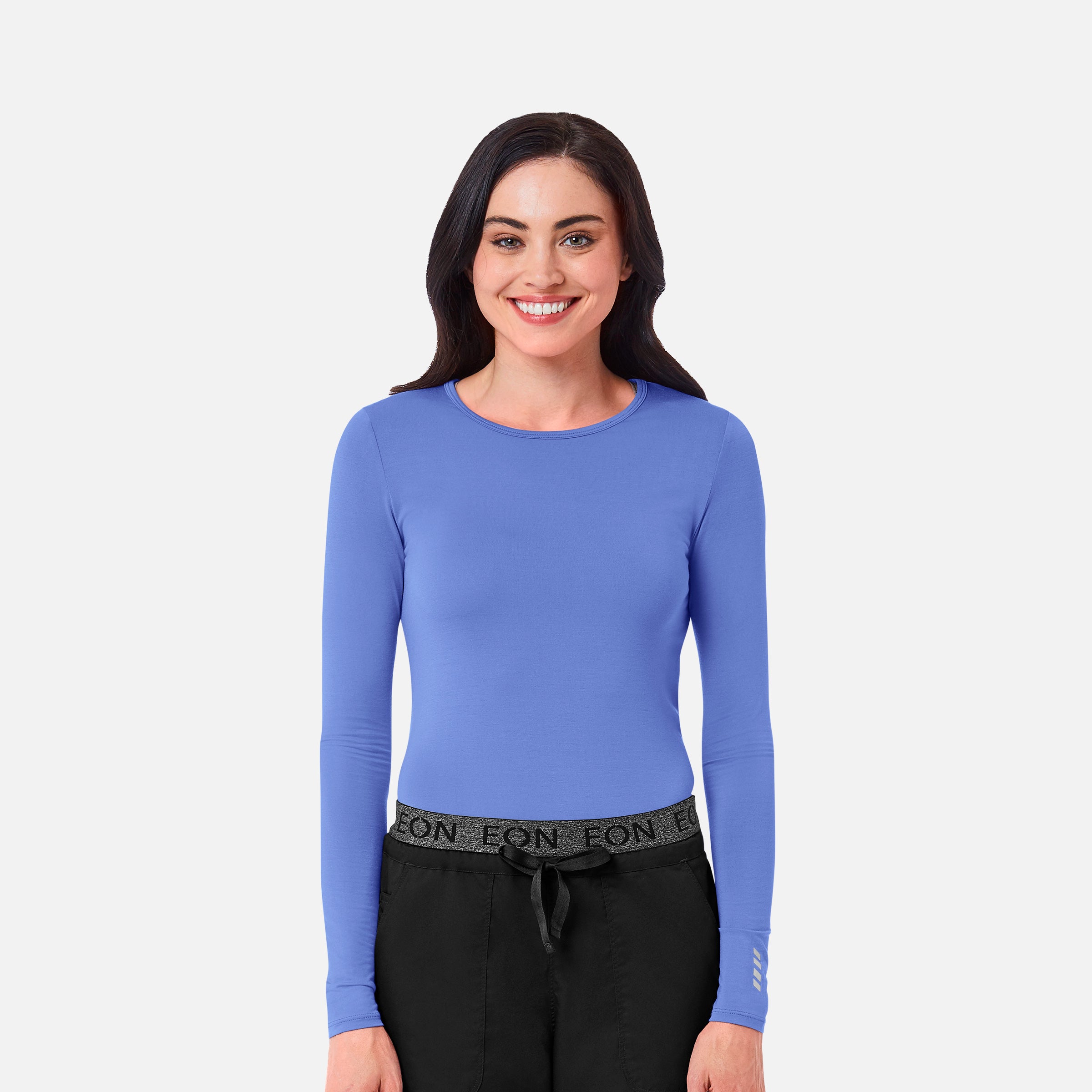 Maevn Knit 6709 COOLMAX Long Sleeve Under Scrub Tee