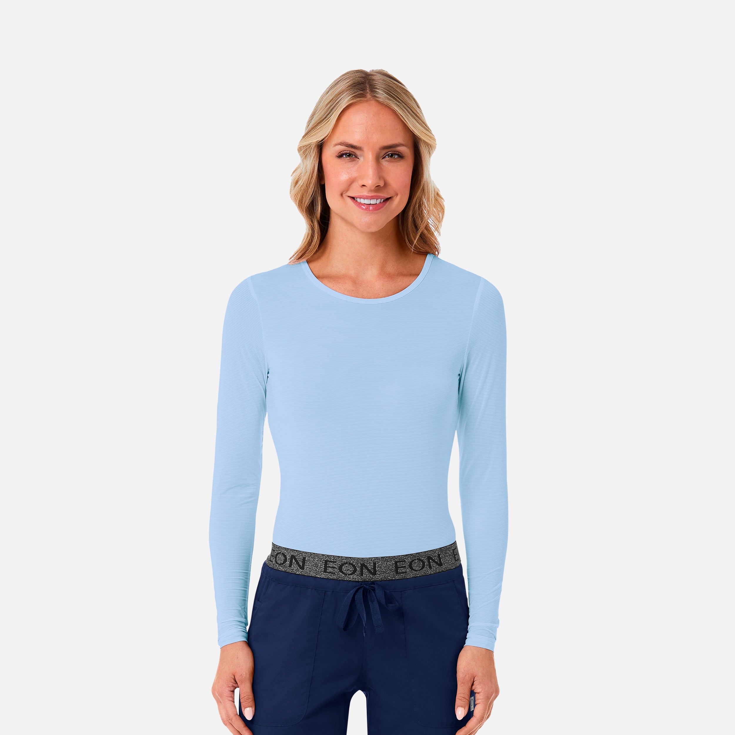 Maevn Knit 6809 Ladies Long Sleeve Under Scrub Tee