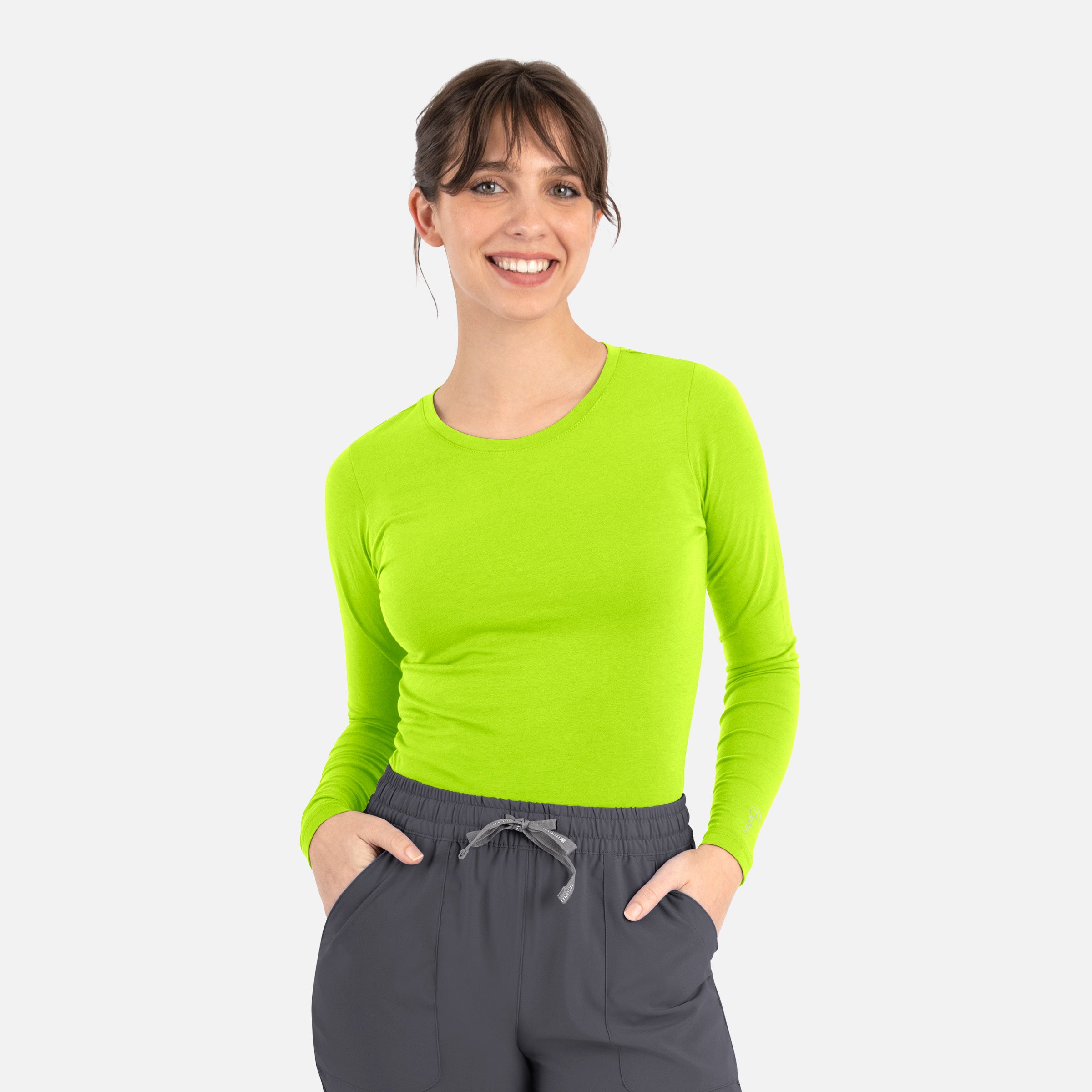 Maevn BESTEE 6909 Women’s Basic Long Sleeve Underscrub Tee