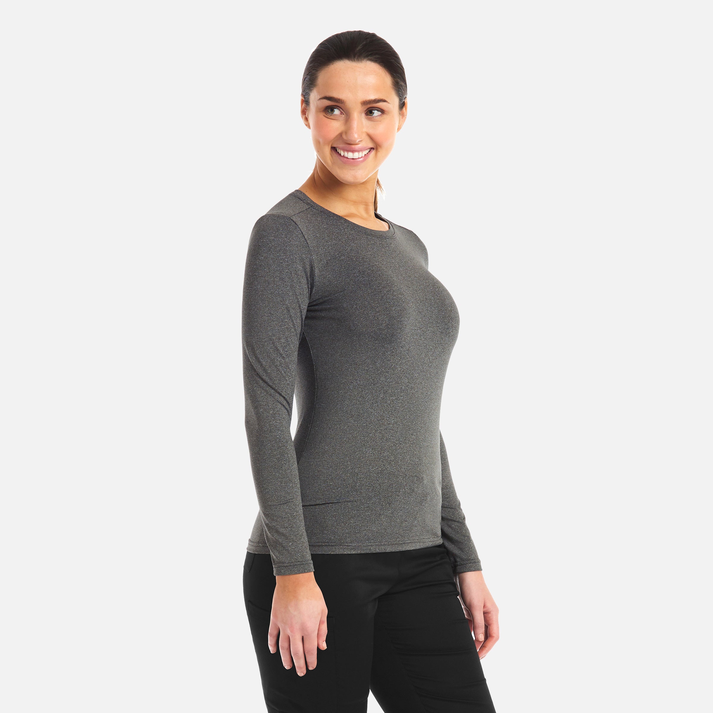 Maevn BESTEE 6909 Women’s Basic Long Sleeve Underscrub Tee
